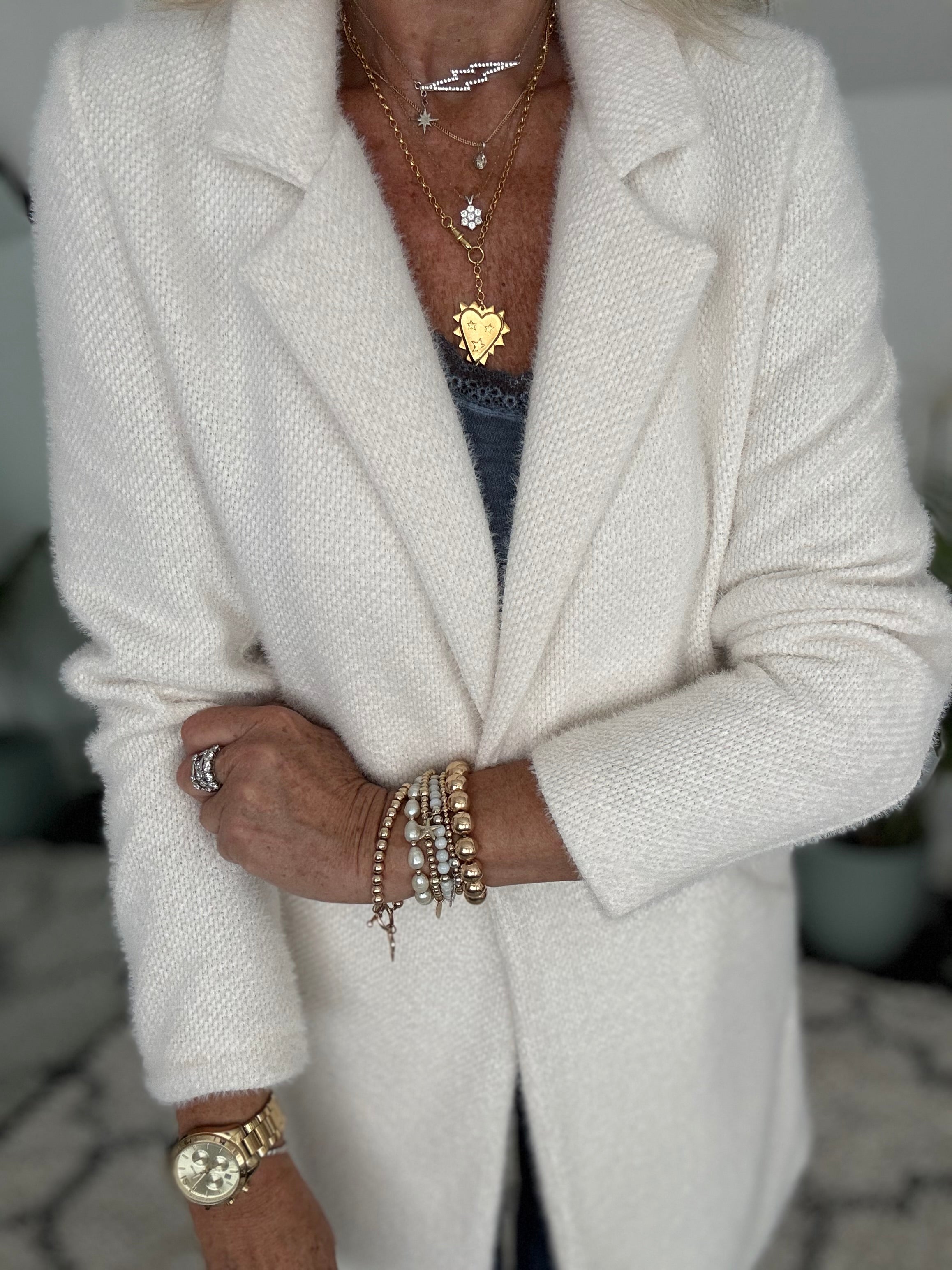 Luxe Coat in Winter White