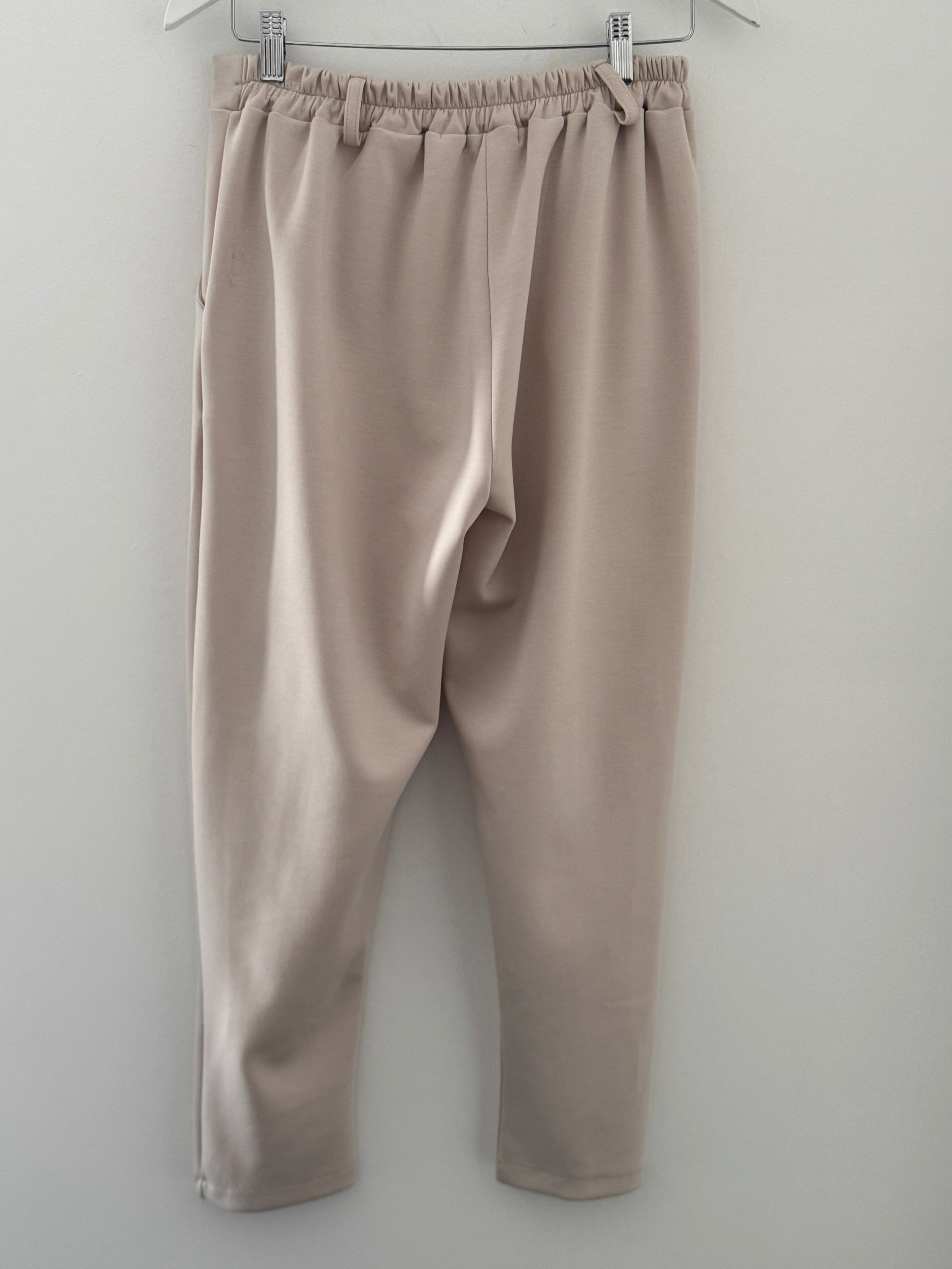 Luxe Stretch Trousers in Ecru