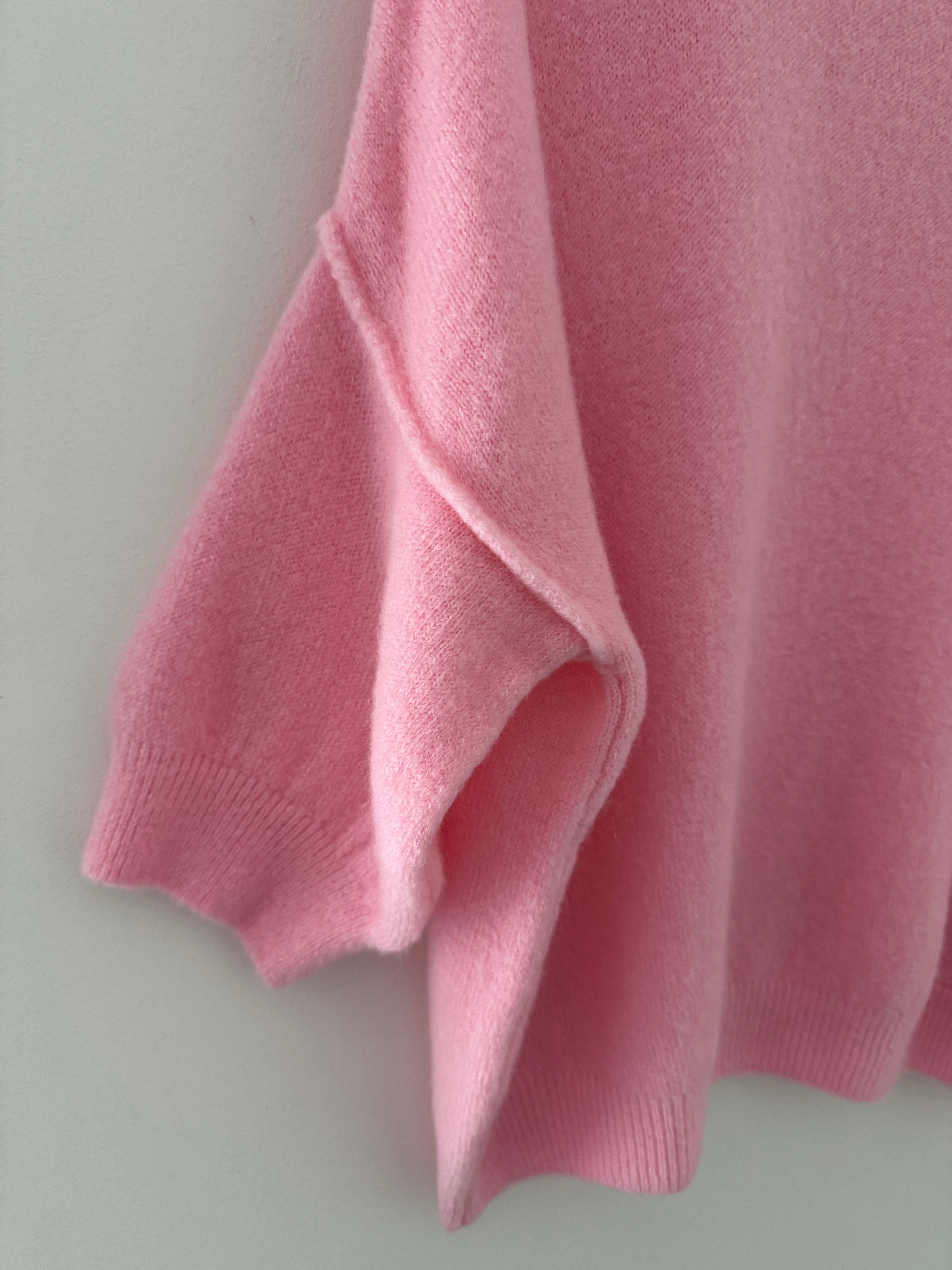 Alpaca Jumper in Bubblegum Pink
