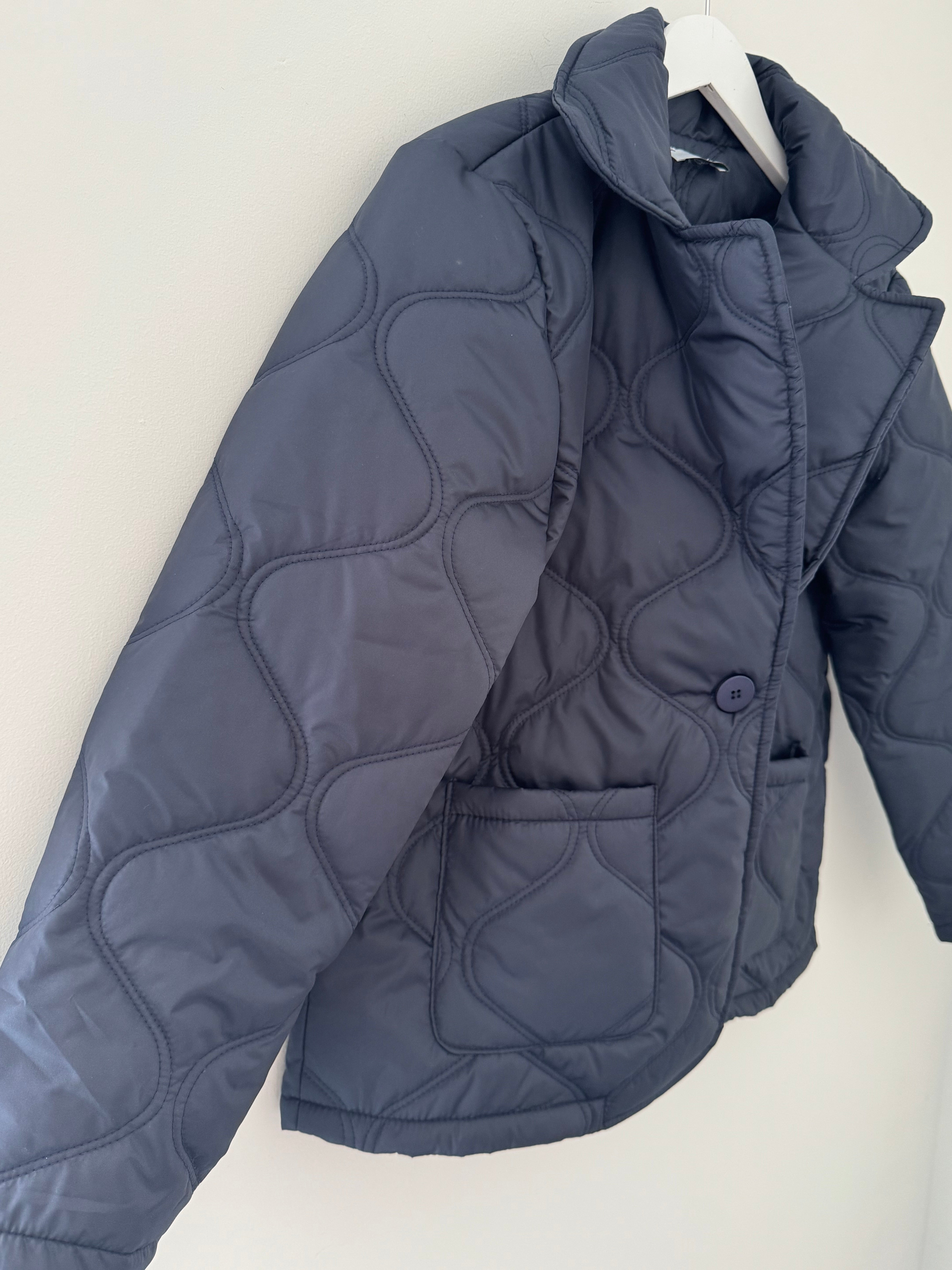 Quilted Jacket in Navy