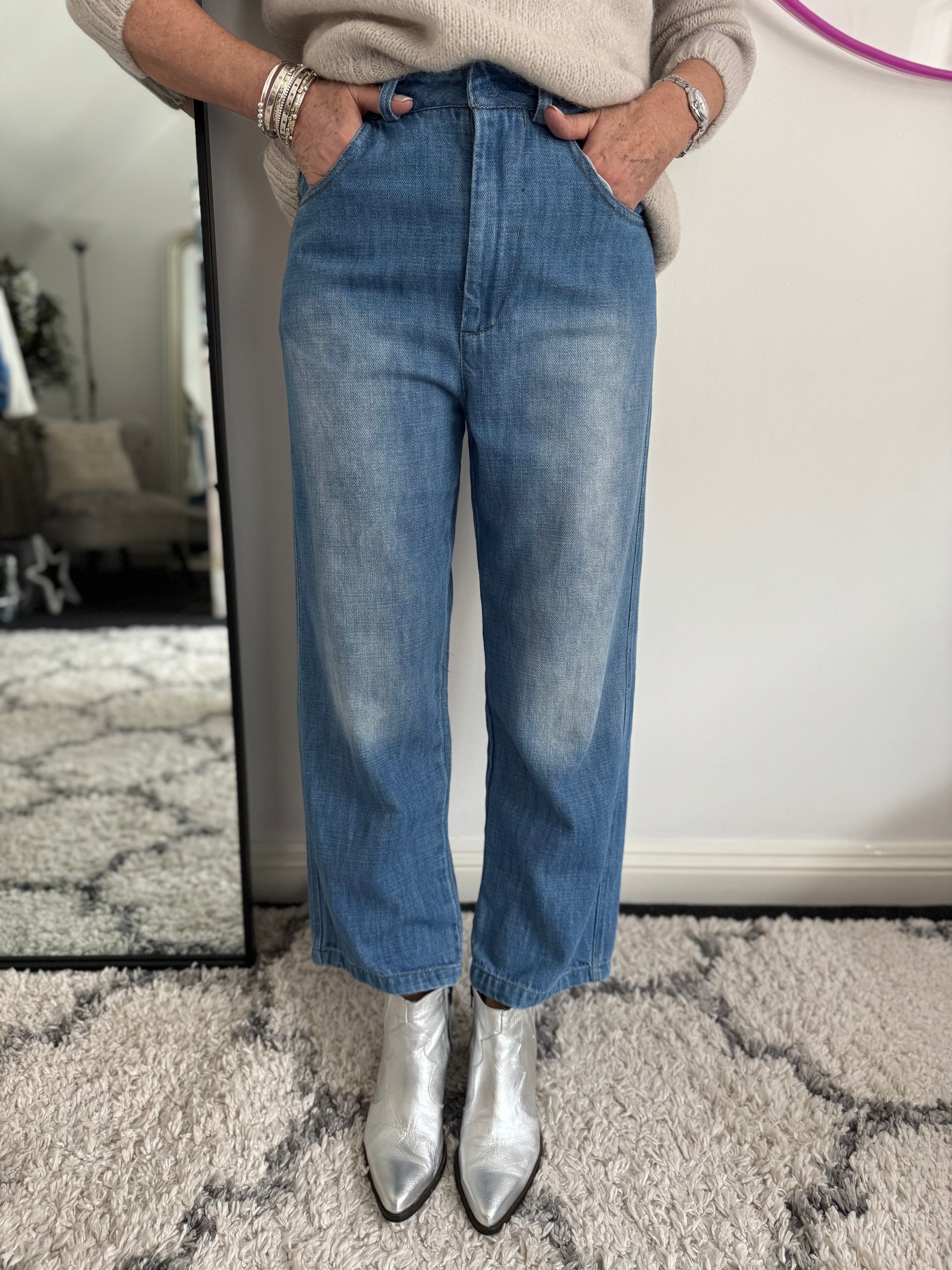 Straight Boyfriend Jeans