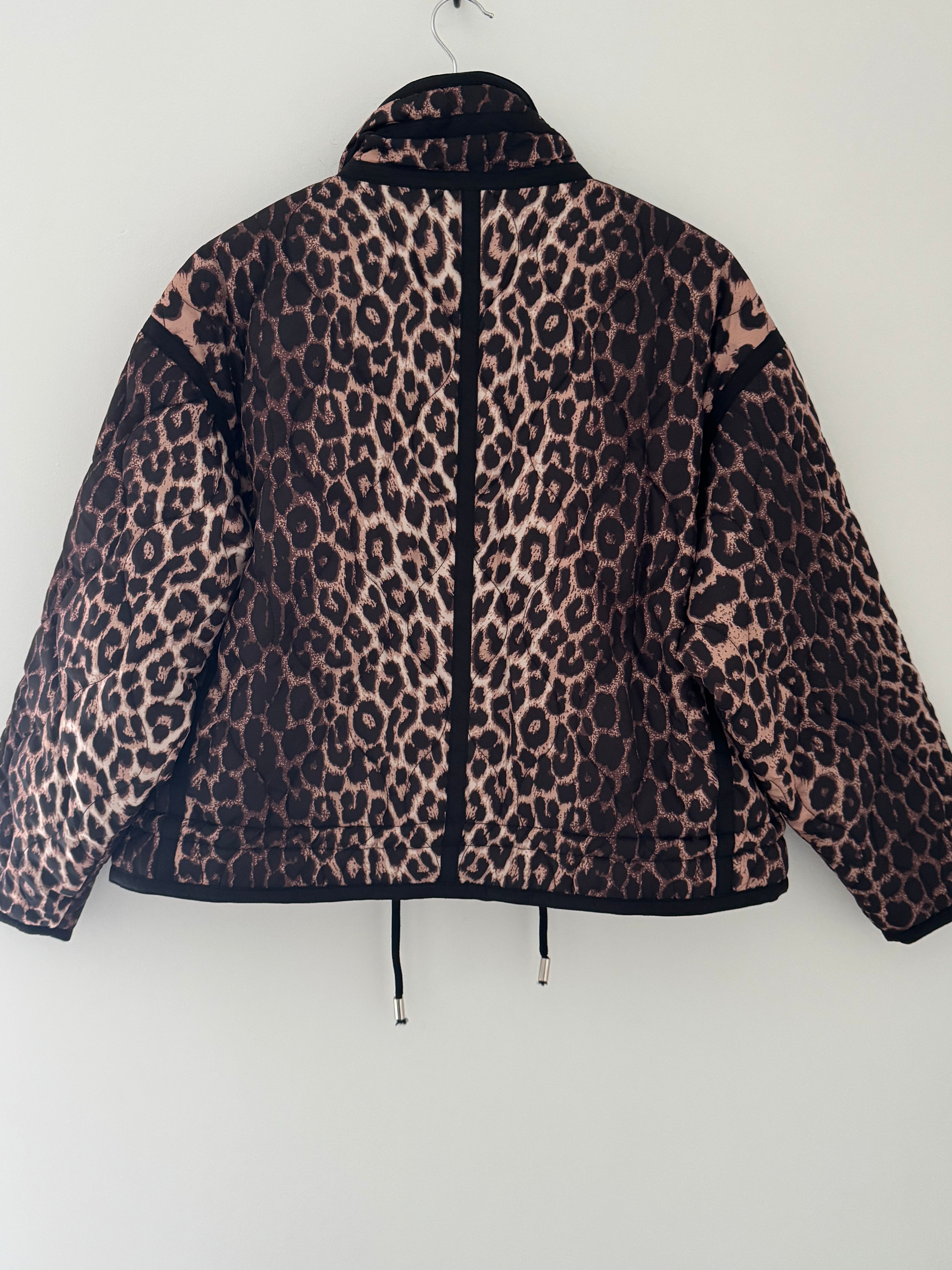 Luxe Quilted Jacket in Leopard