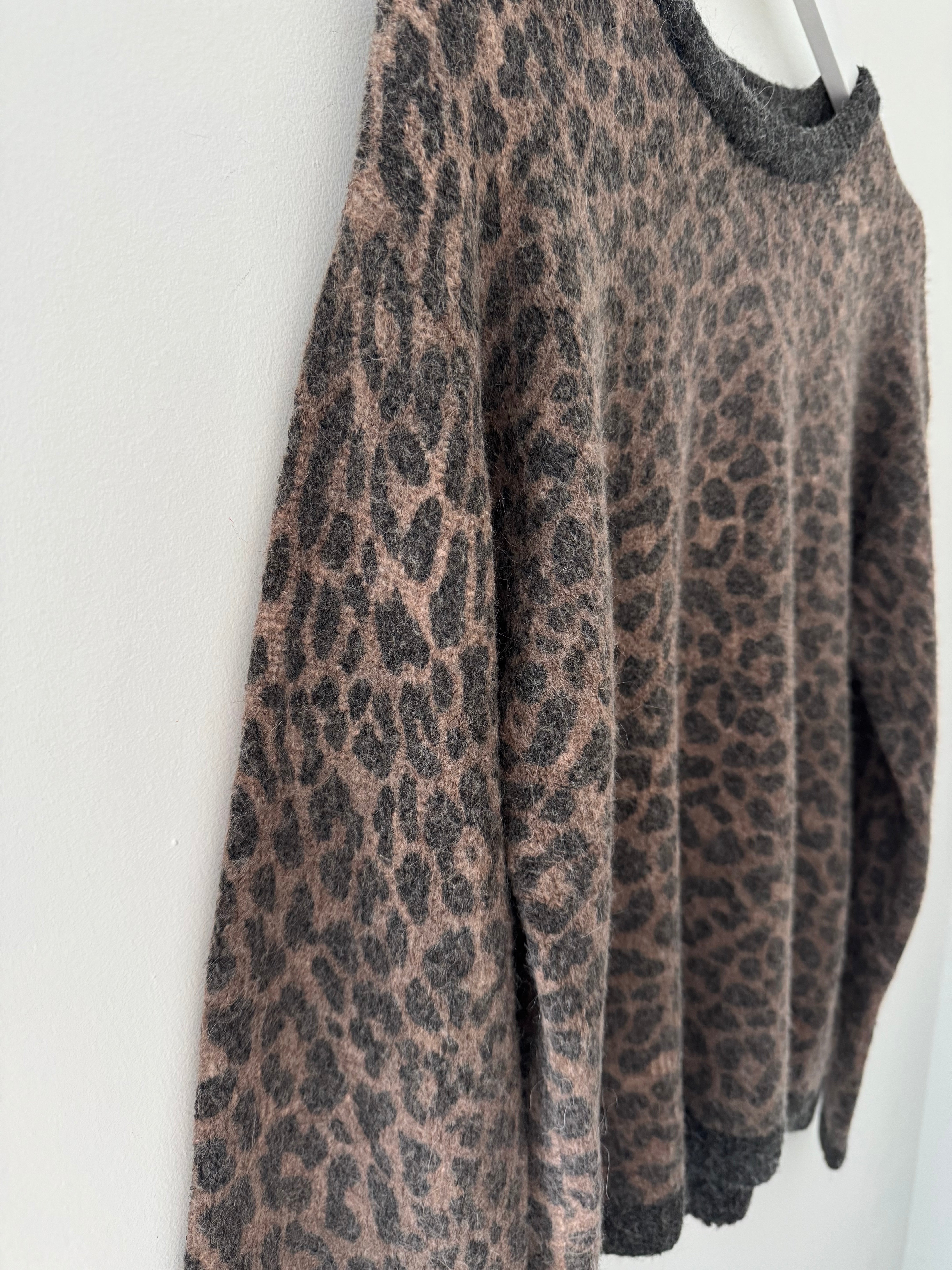 Luxe Leopard Print Jumper