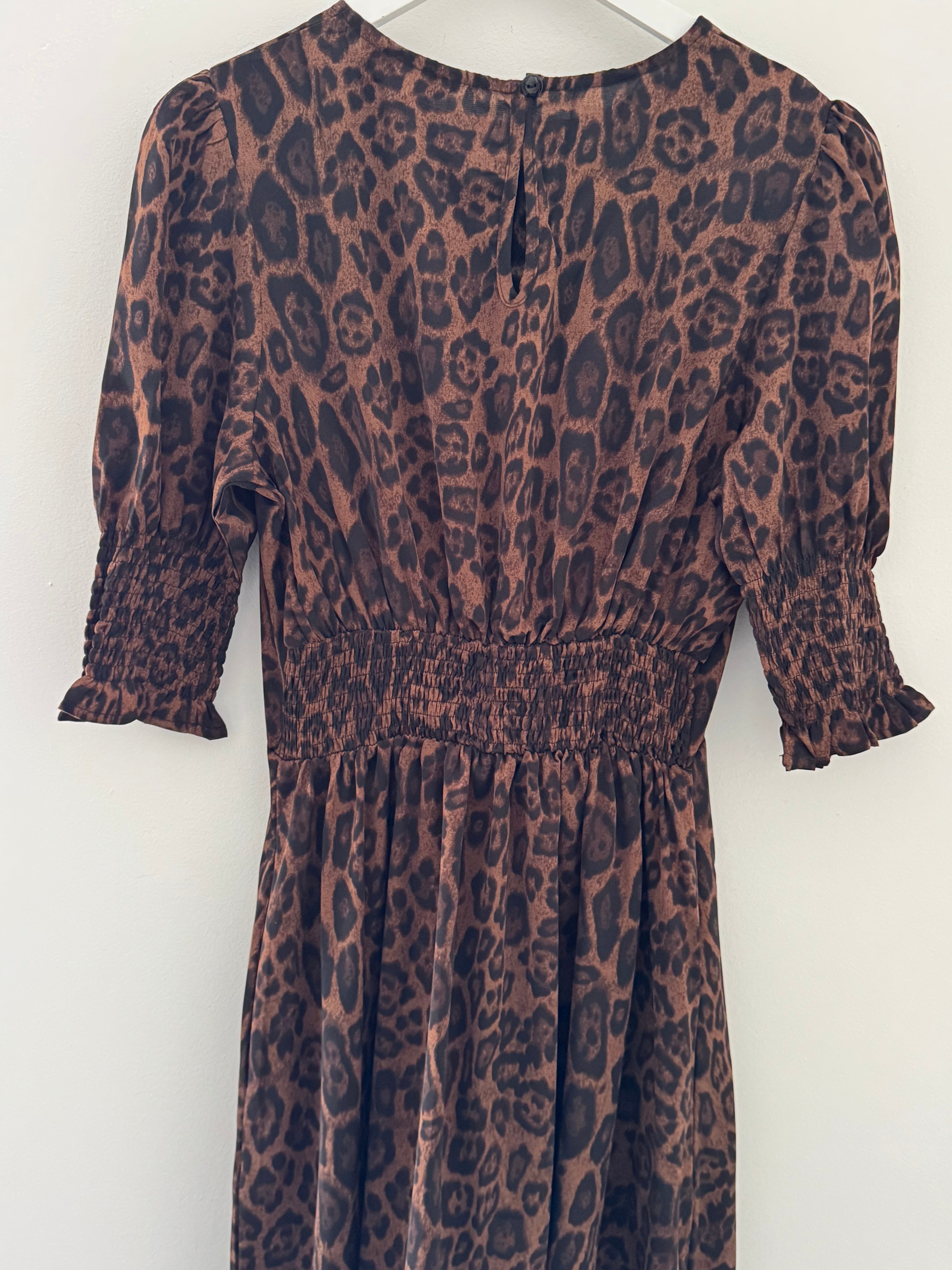 Leopard Print Tea Dress