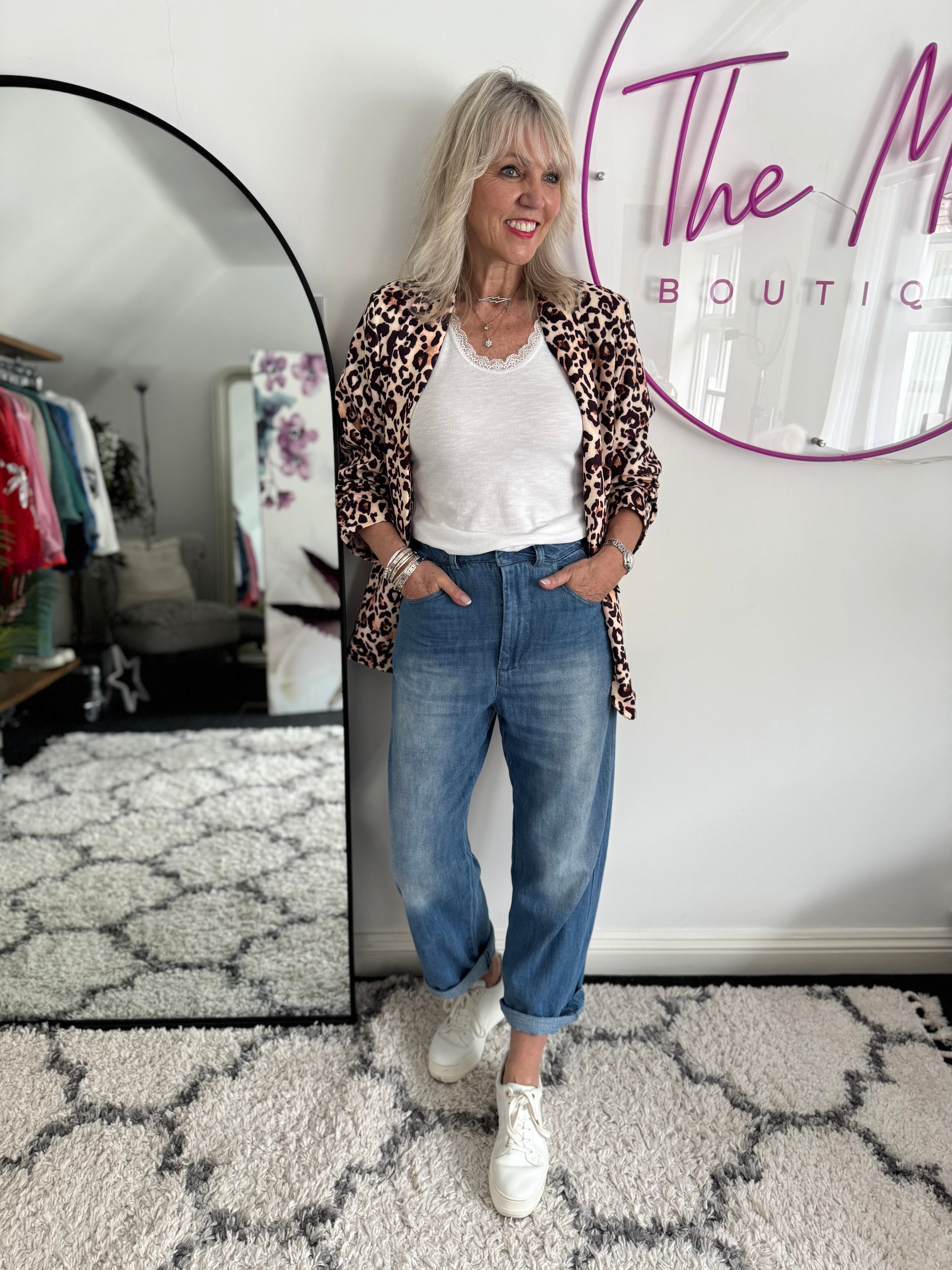 Straight Boyfriend Jeans