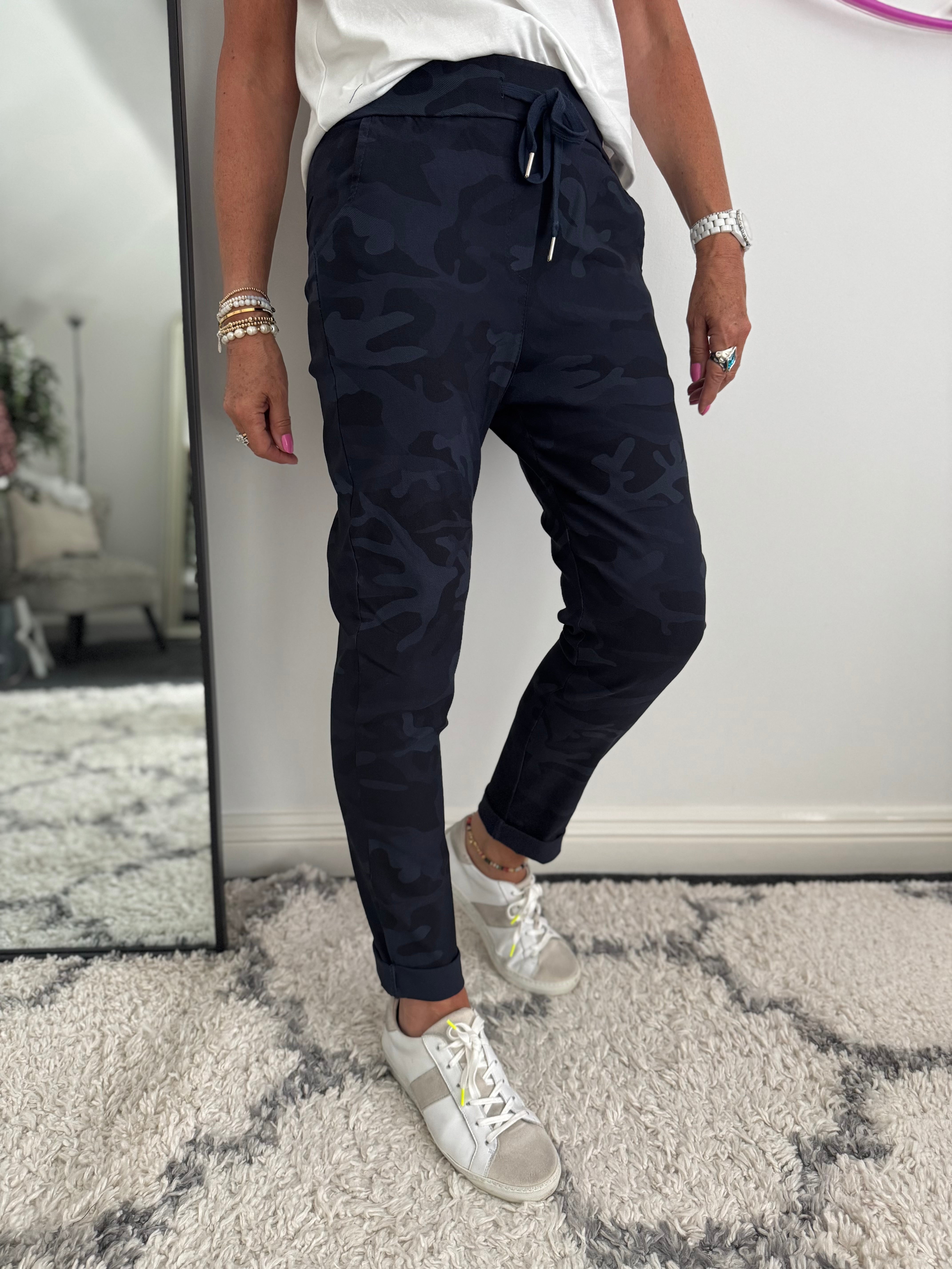 Super Stretch Joggers in Ink Camo