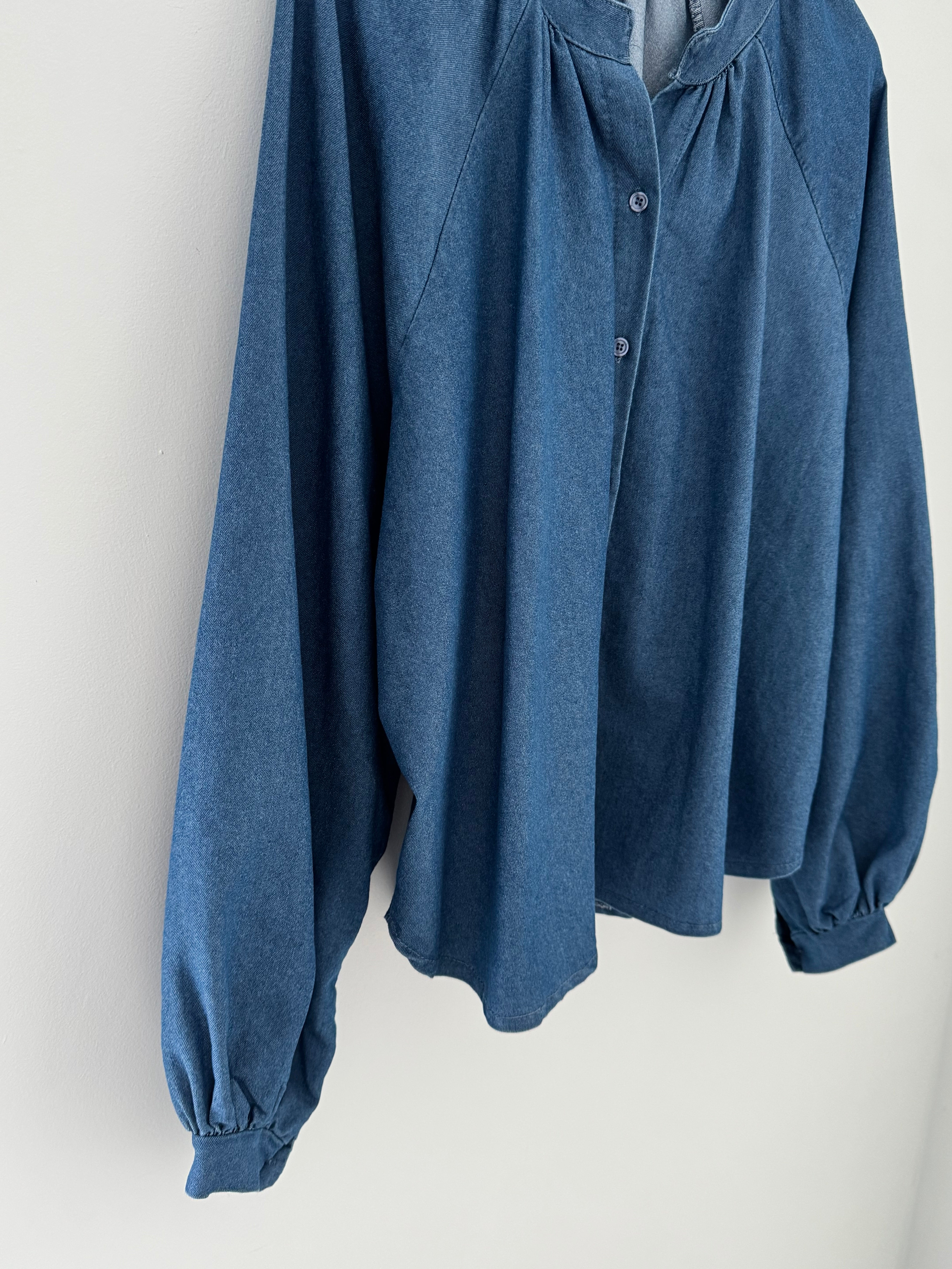 Relaxed Denim Shirt & Matching Rara