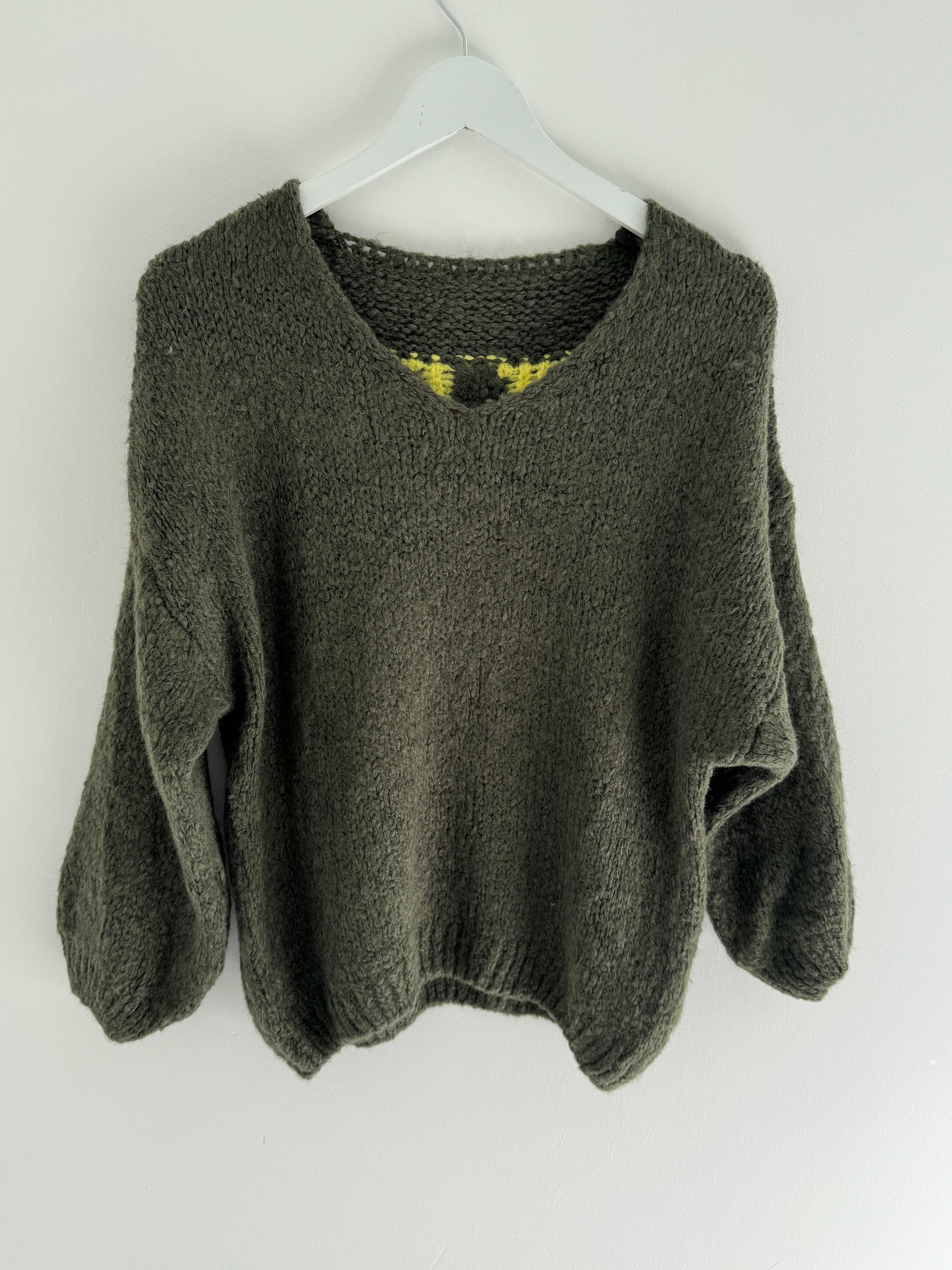 Limoncello Jumper in Khaki