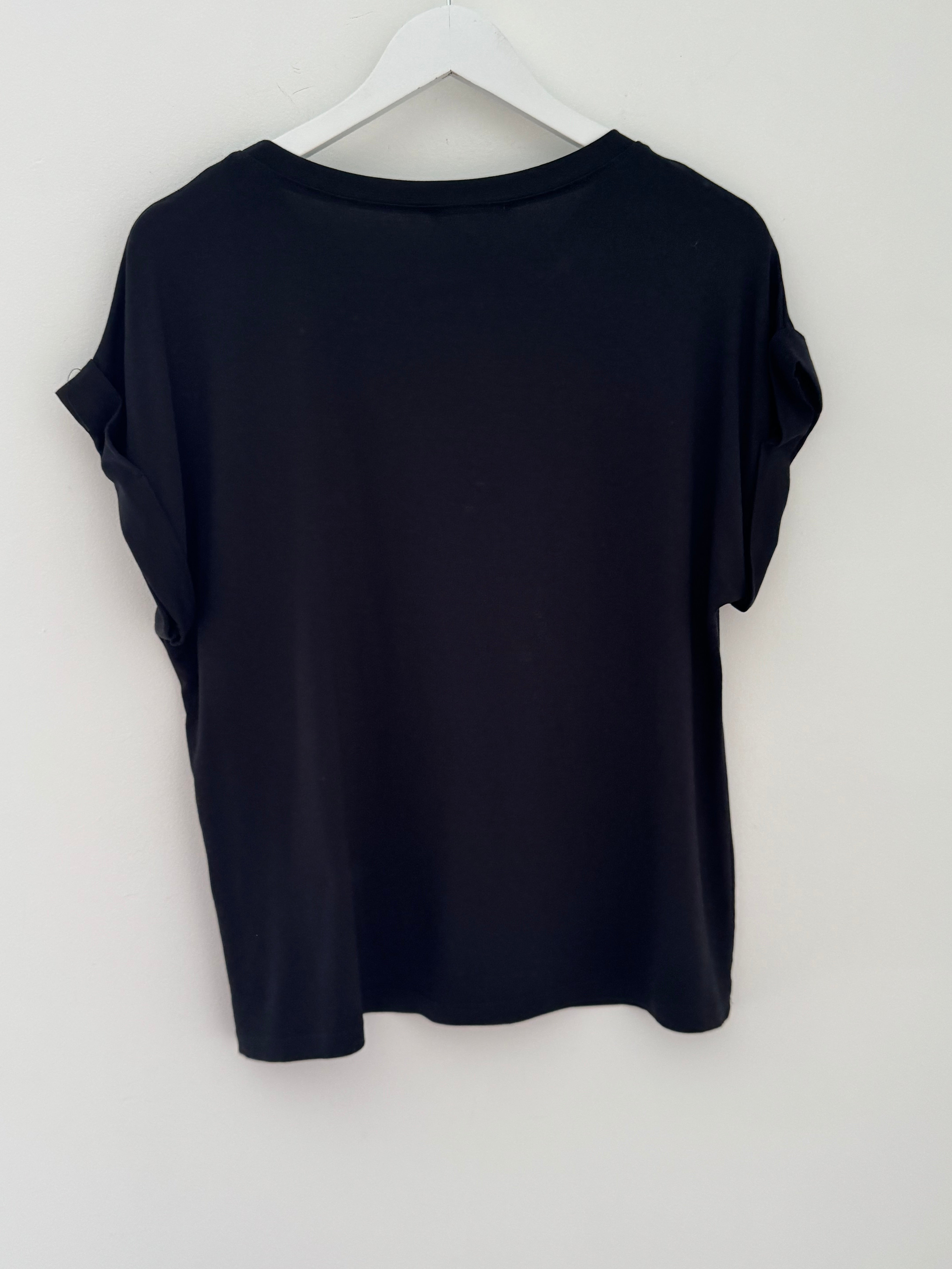 Soft Touch Tee in Black