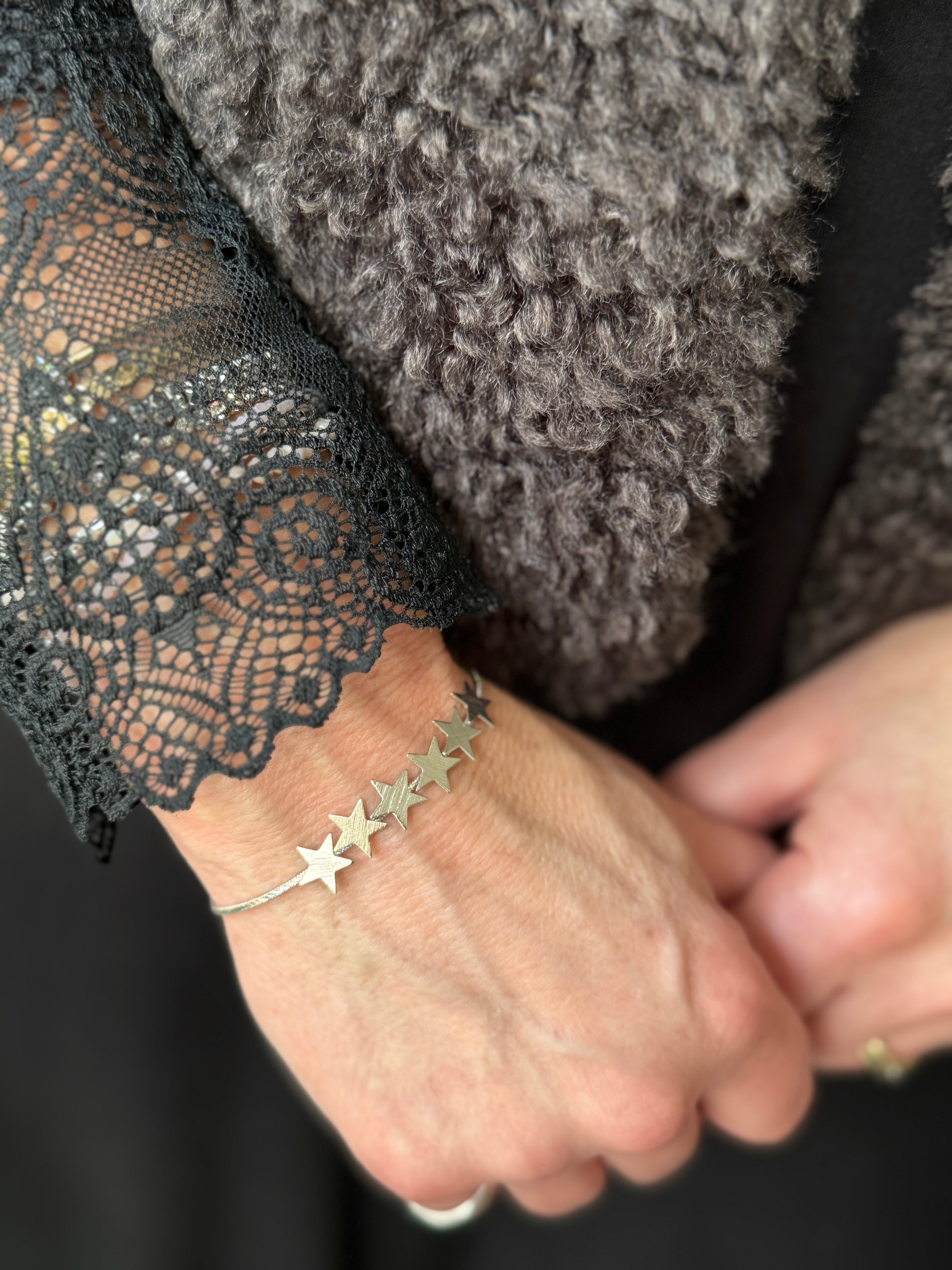 Multi Star Silver Bracelet