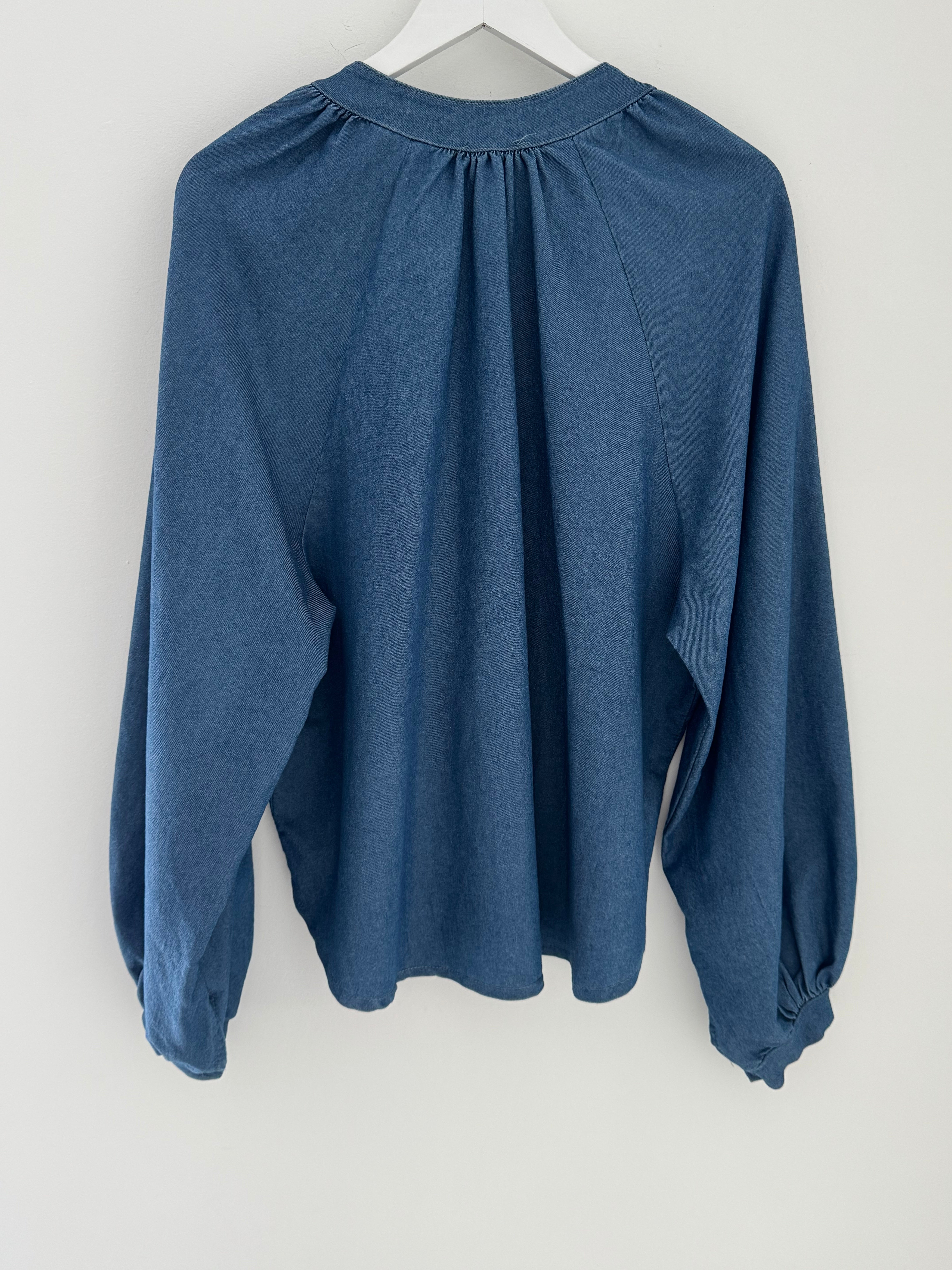 Relaxed Denim Shirt & Matching Rara