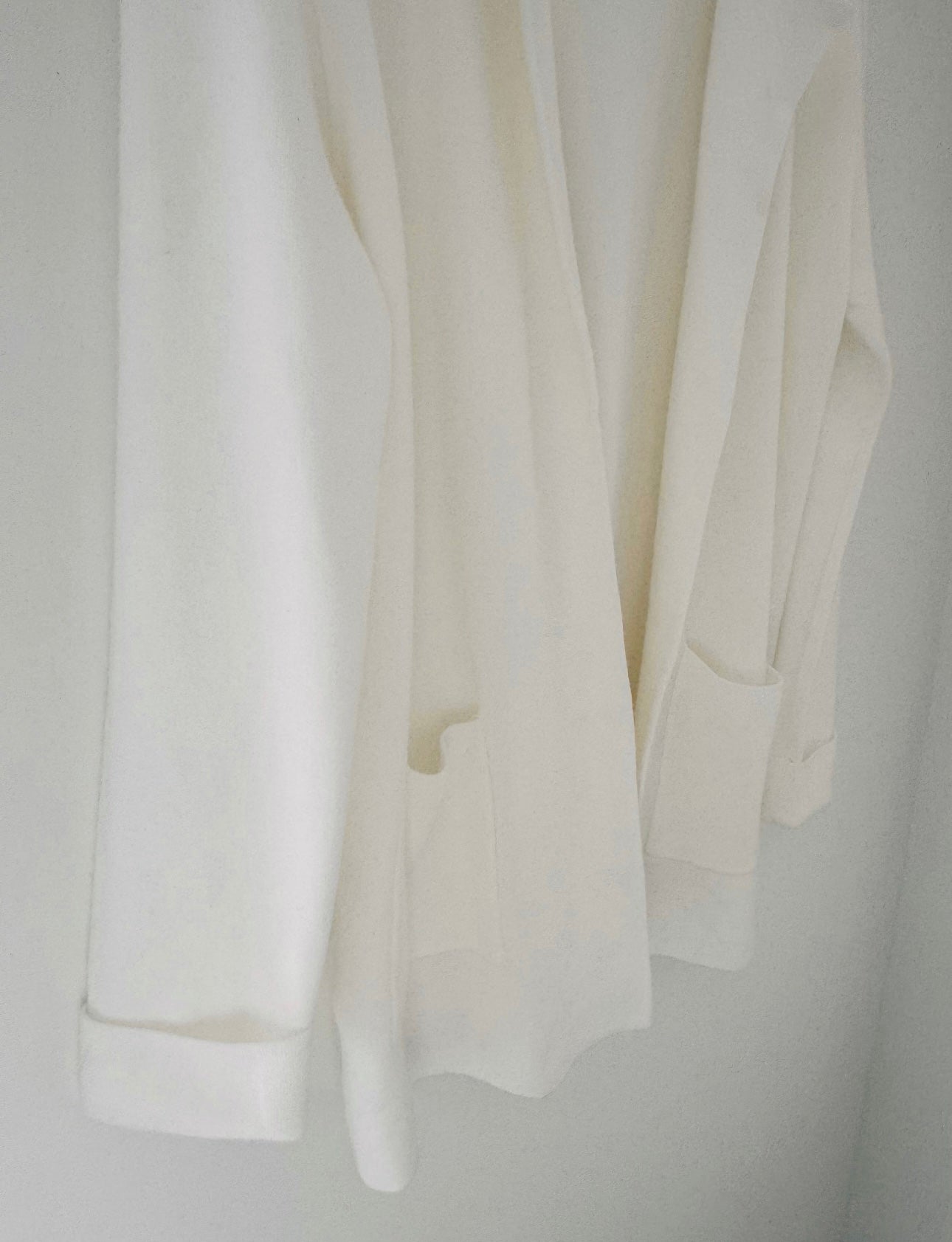Knitted Cardi Jacket in Ivory