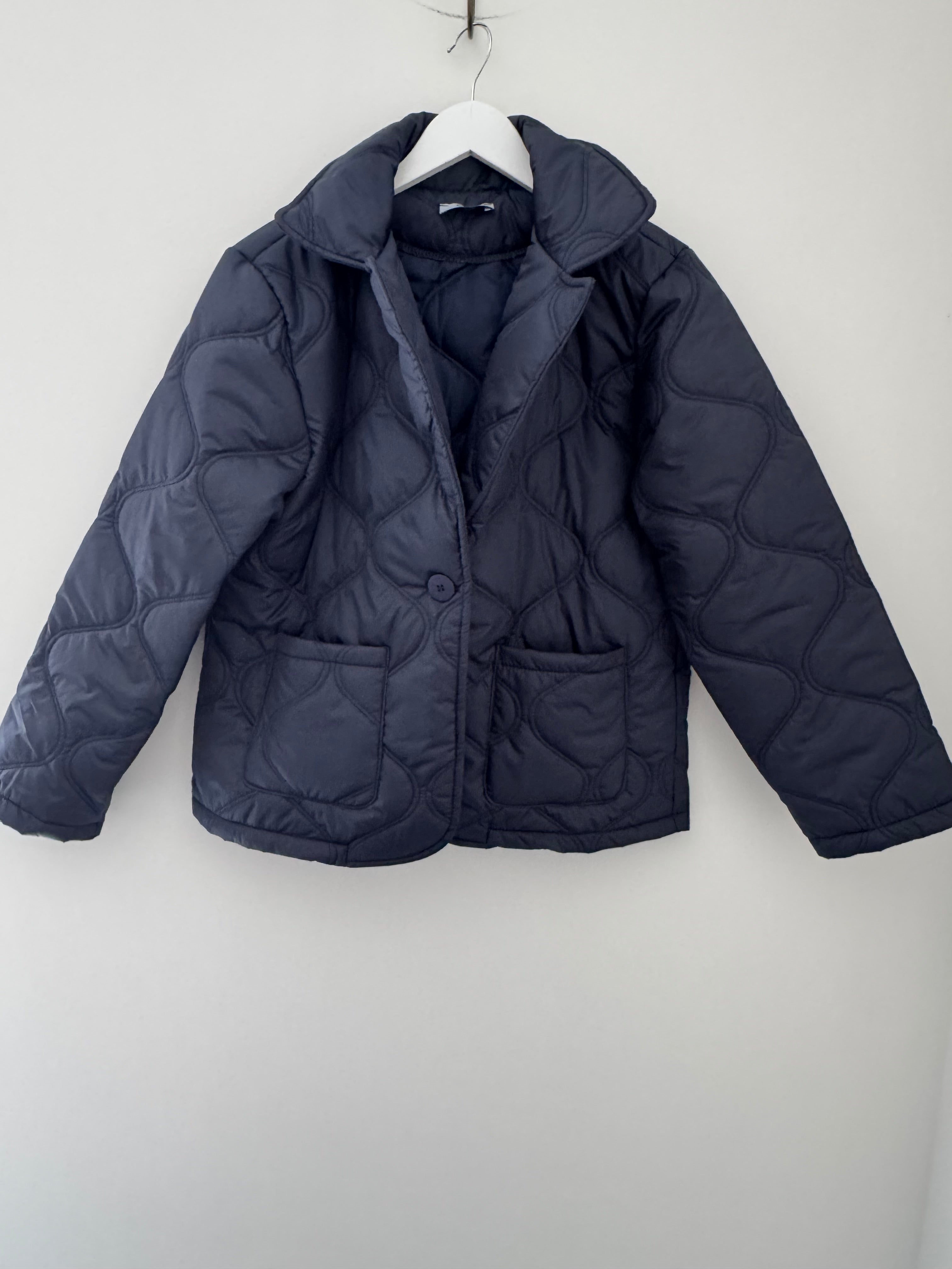 Quilted Jacket in Navy