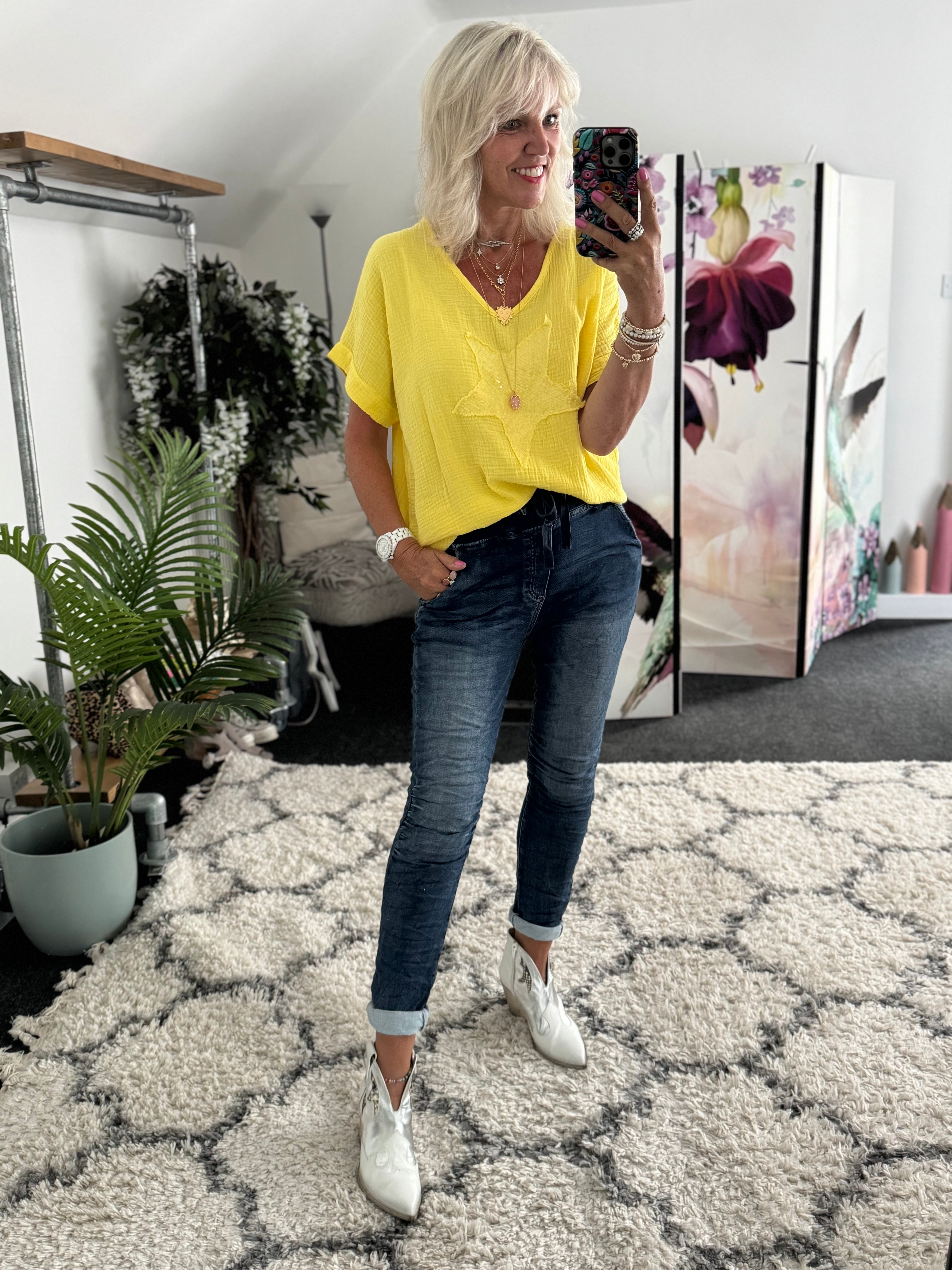 Denim Jean Joggers