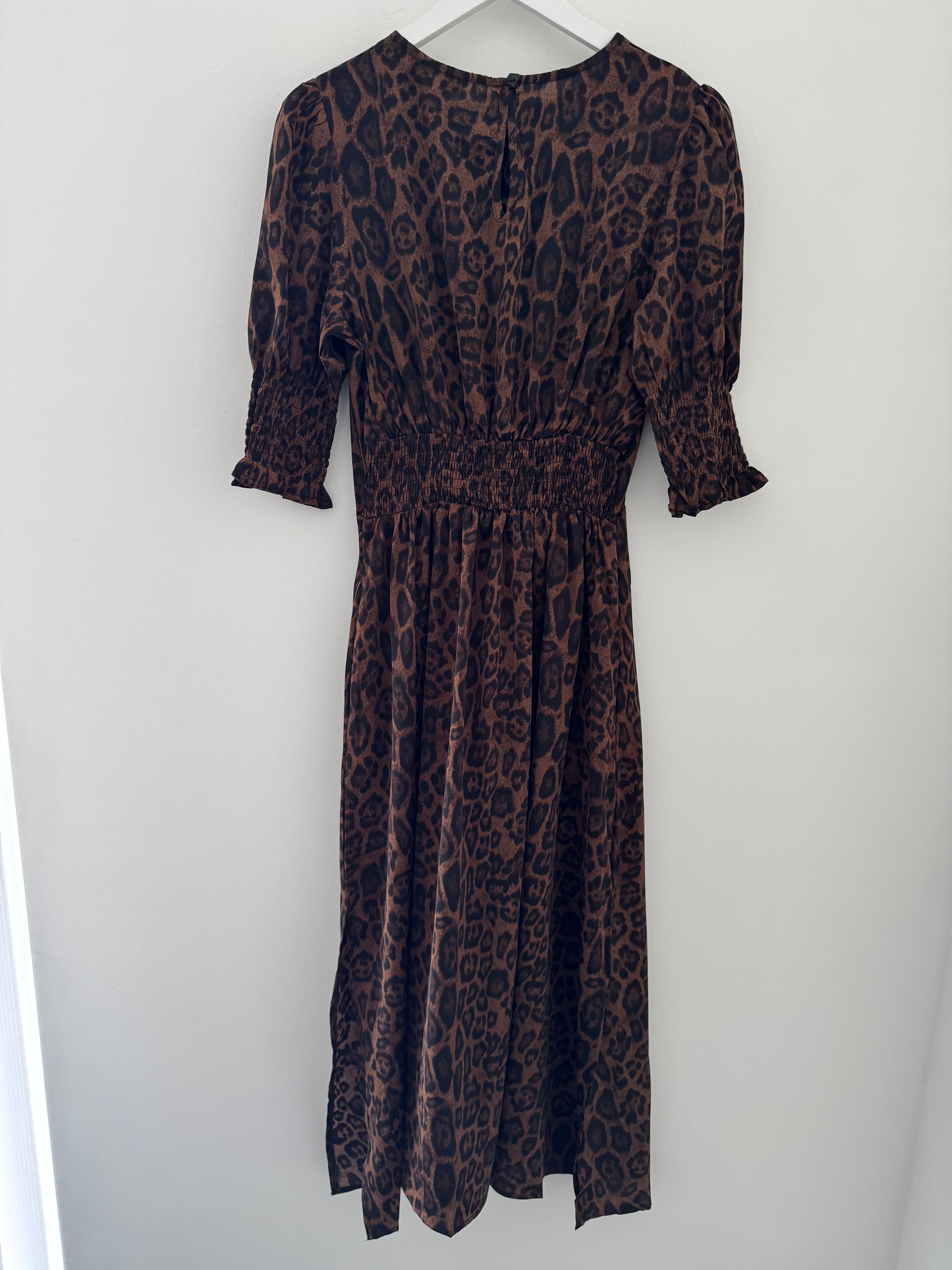Leopard Print Tea Dress