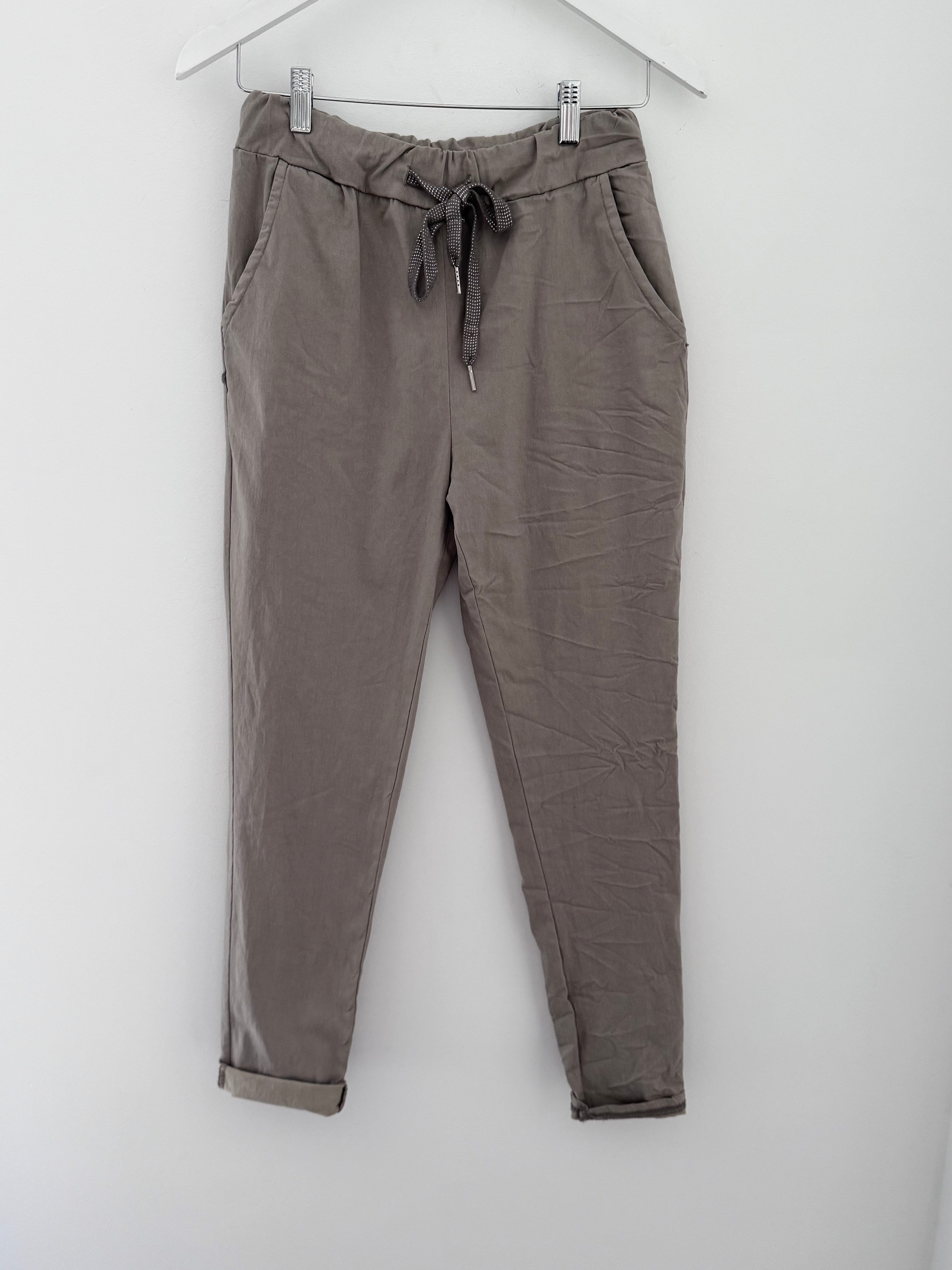 Slimfit Stretch Joggers in Light Mocha