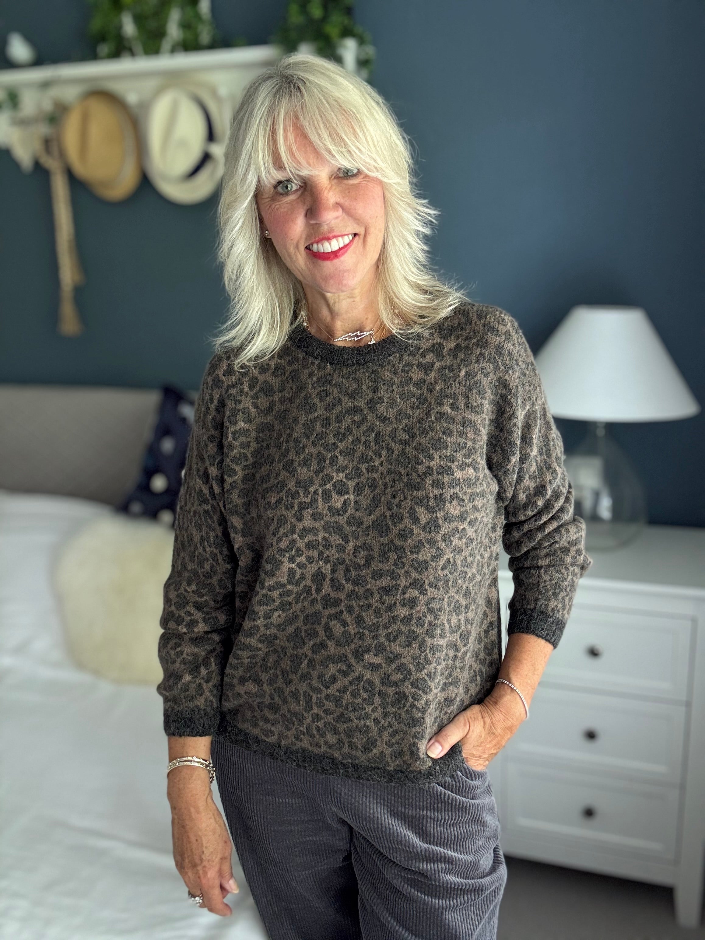 Luxe Leopard Print Jumper
