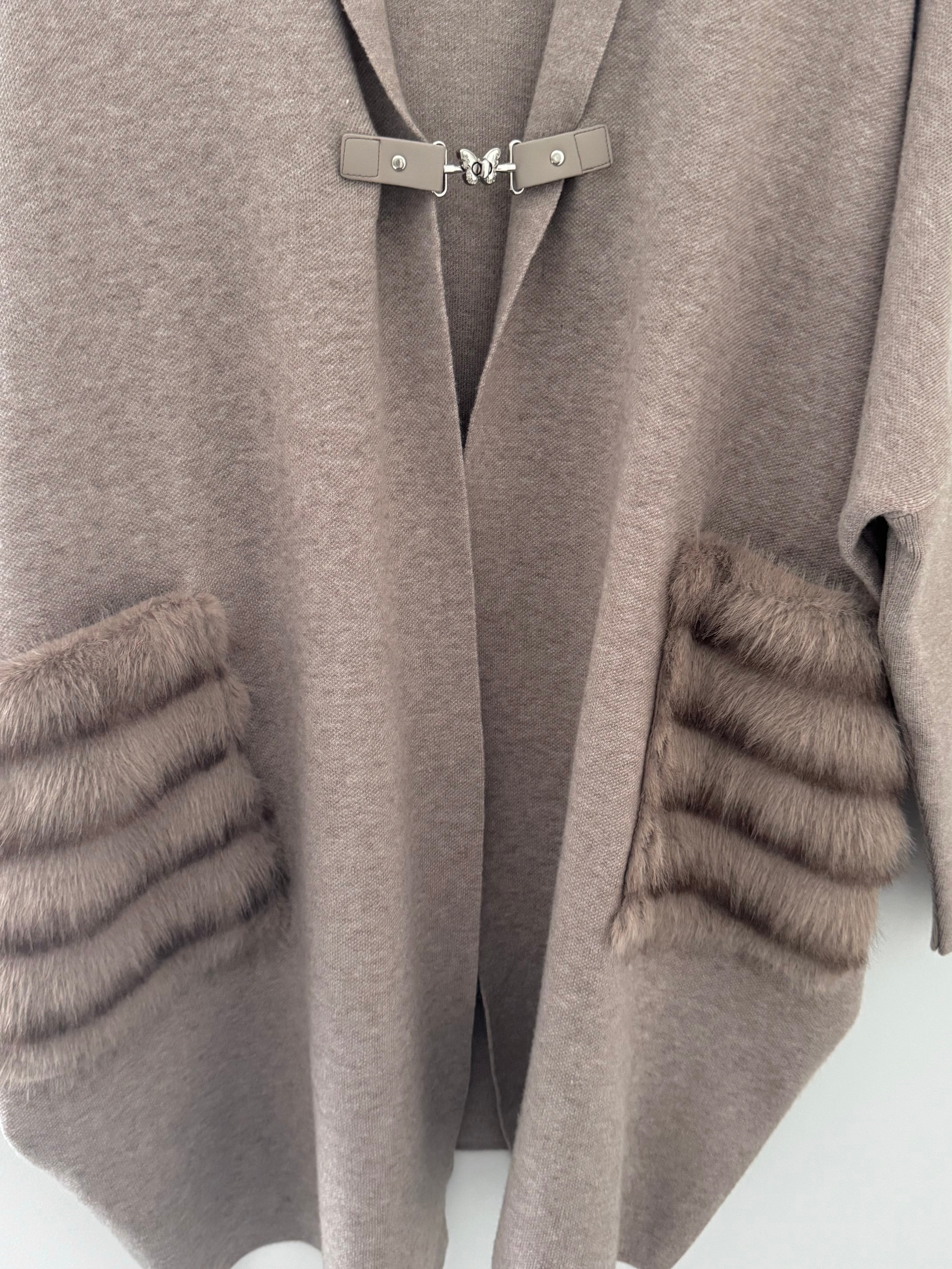 Cocoon Coatigan in Mocha