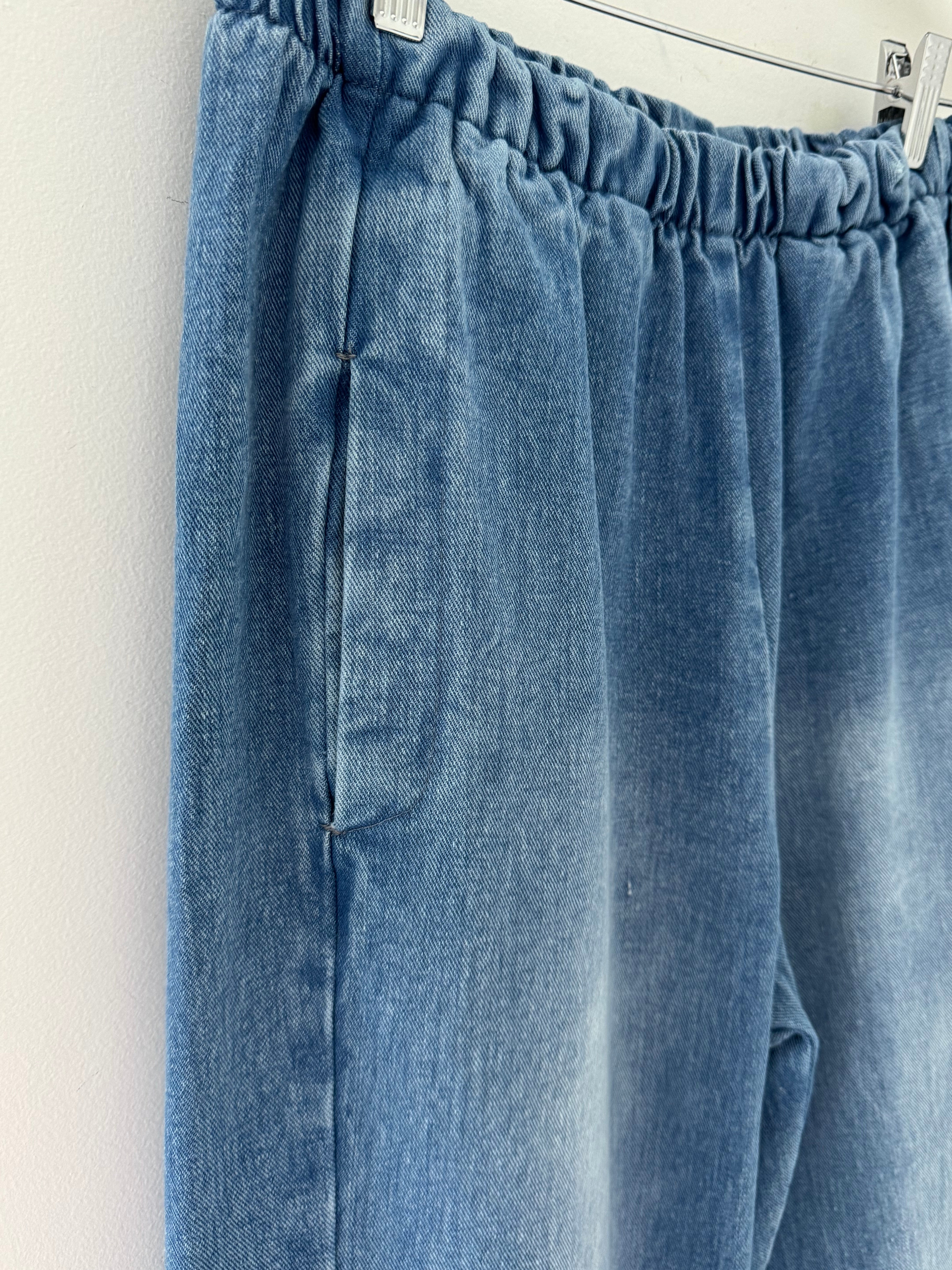 Premium Boyfriend Jeans with Elasticated Waist