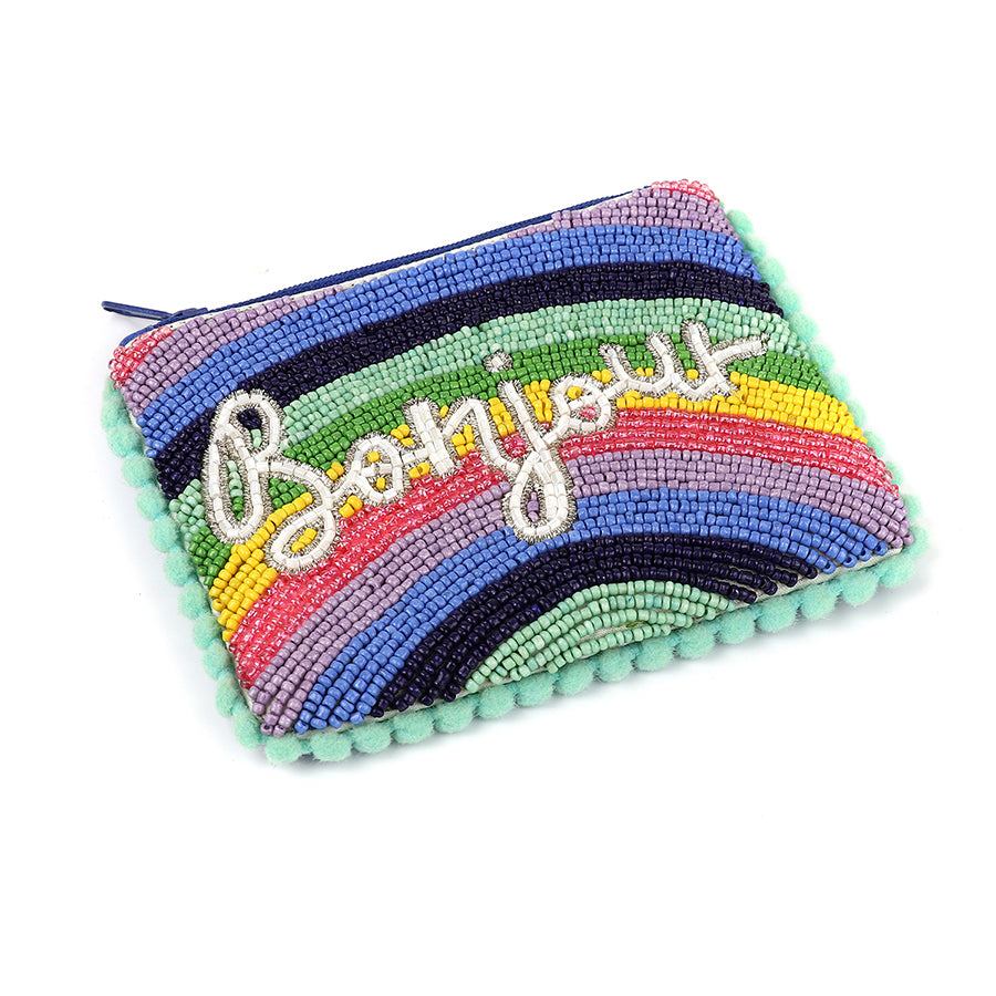 Bonjour Beaded Purse