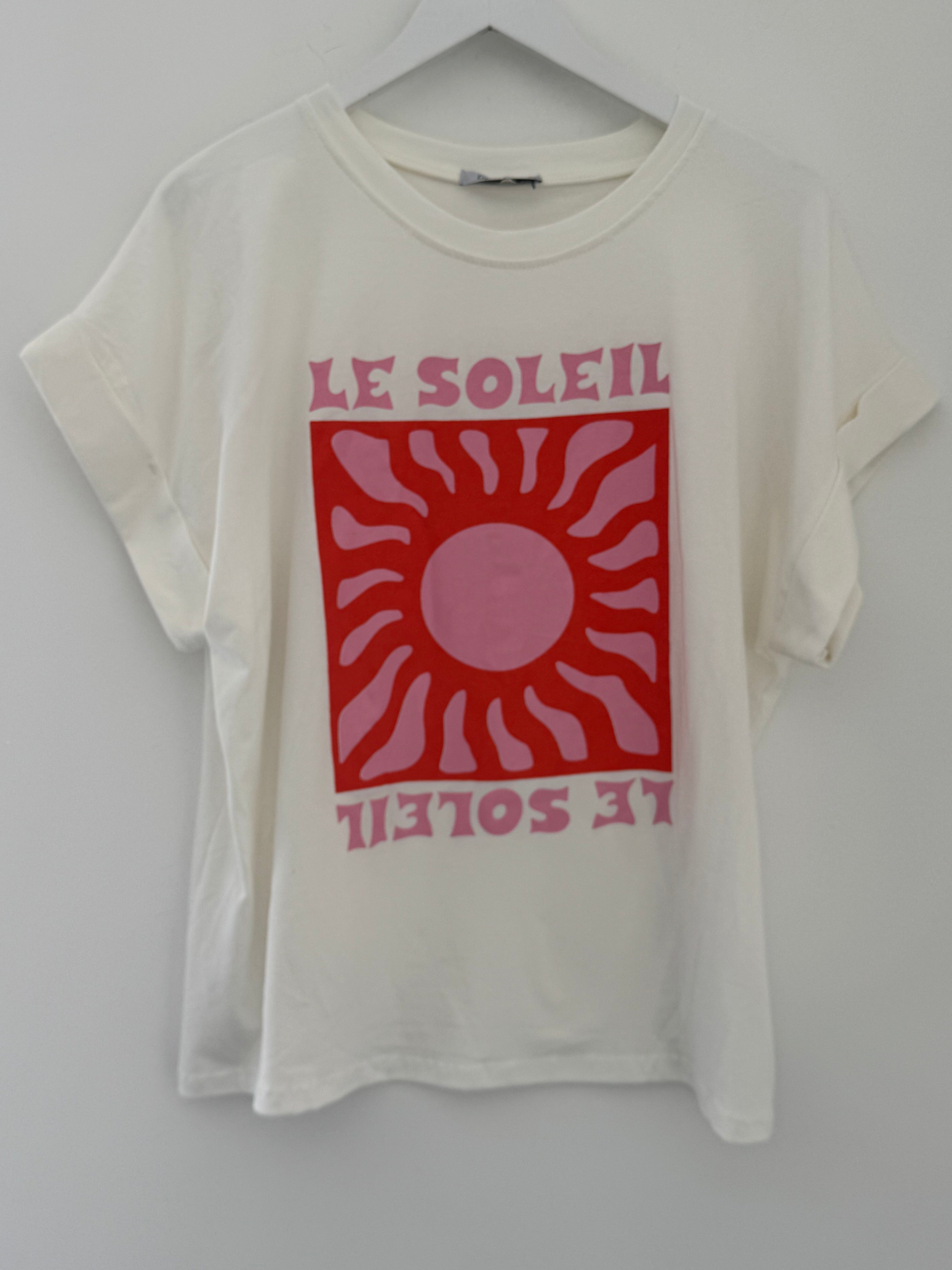Le Soleil Tee in Ivory