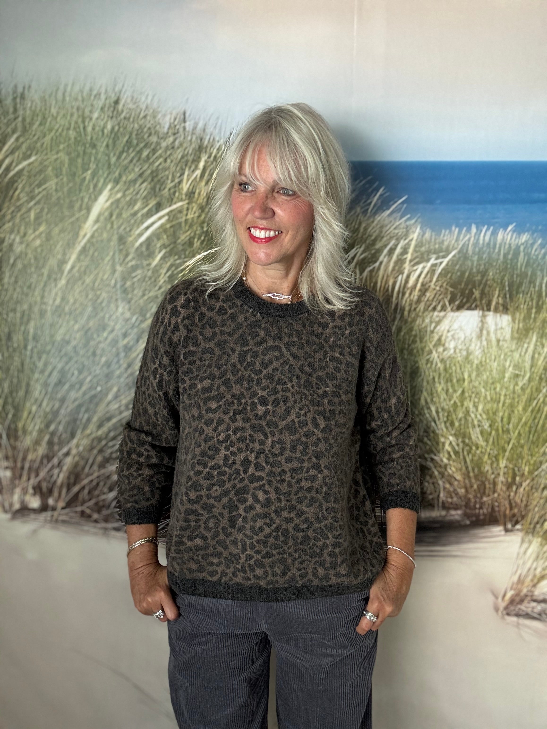 Luxe Leopard Print Jumper