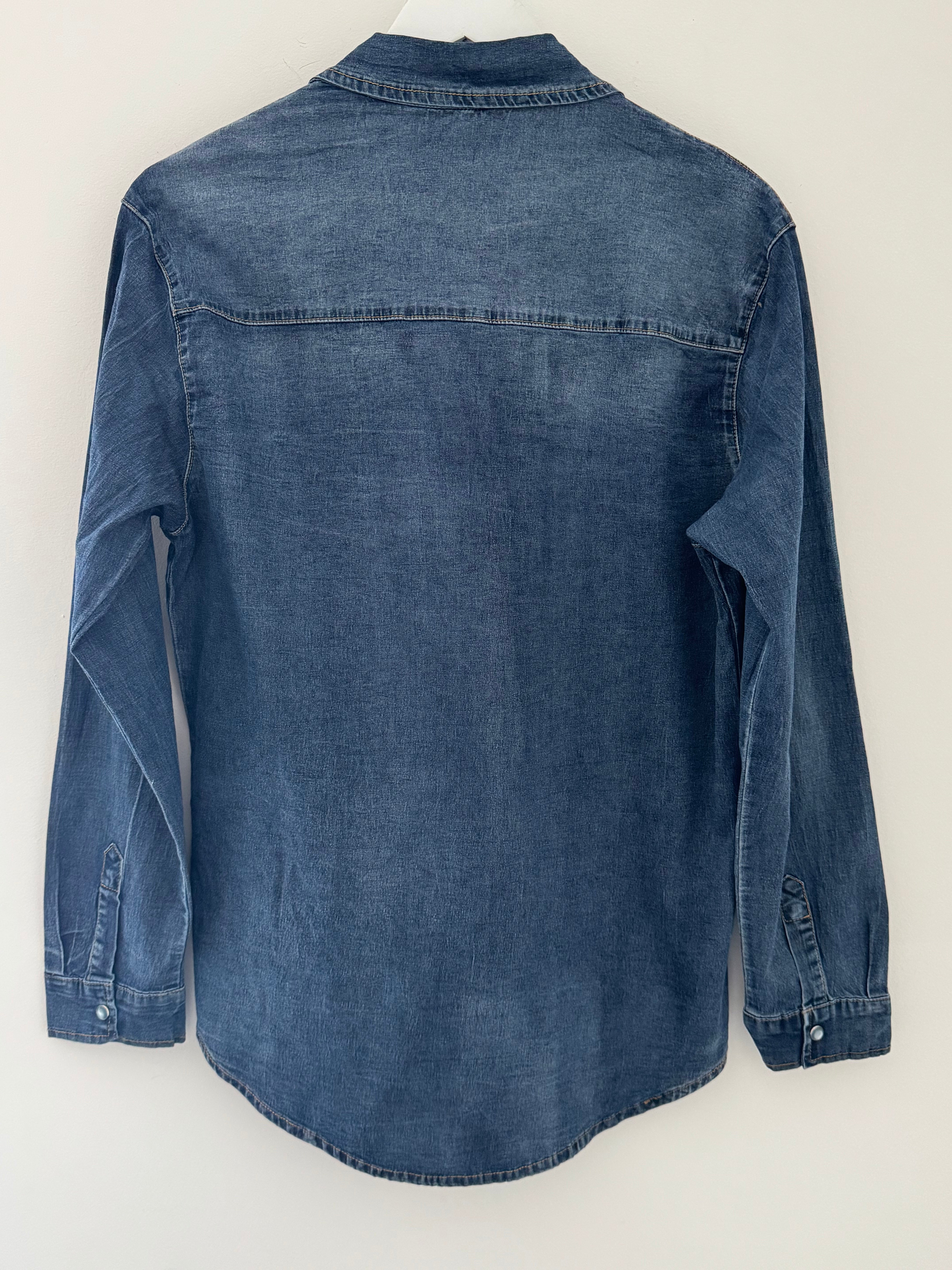 Gorgeous Stretch Shirt in Denim
