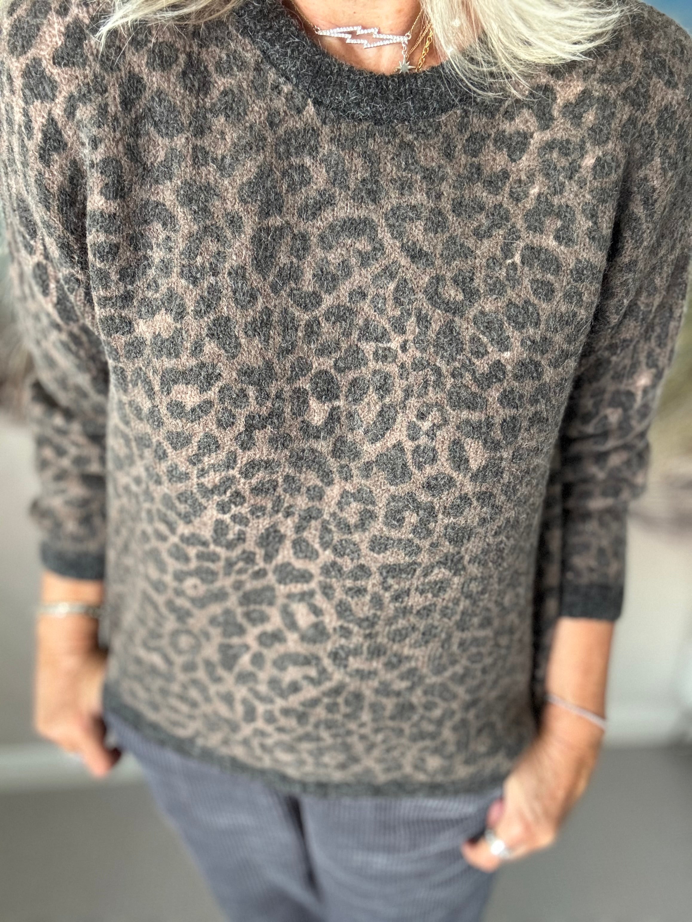Luxe Leopard Print Jumper