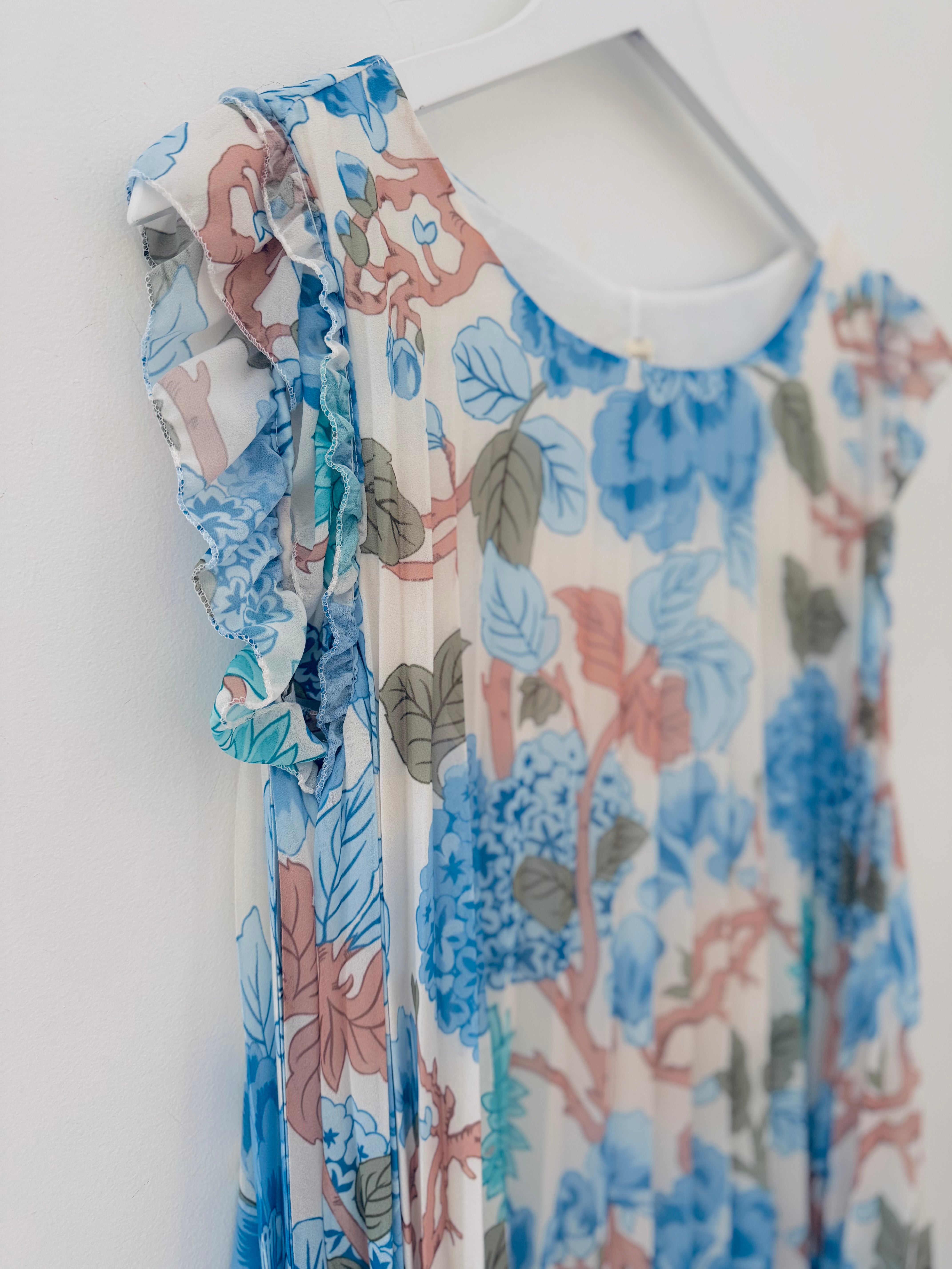 Easy Dress in Blue & Aqua