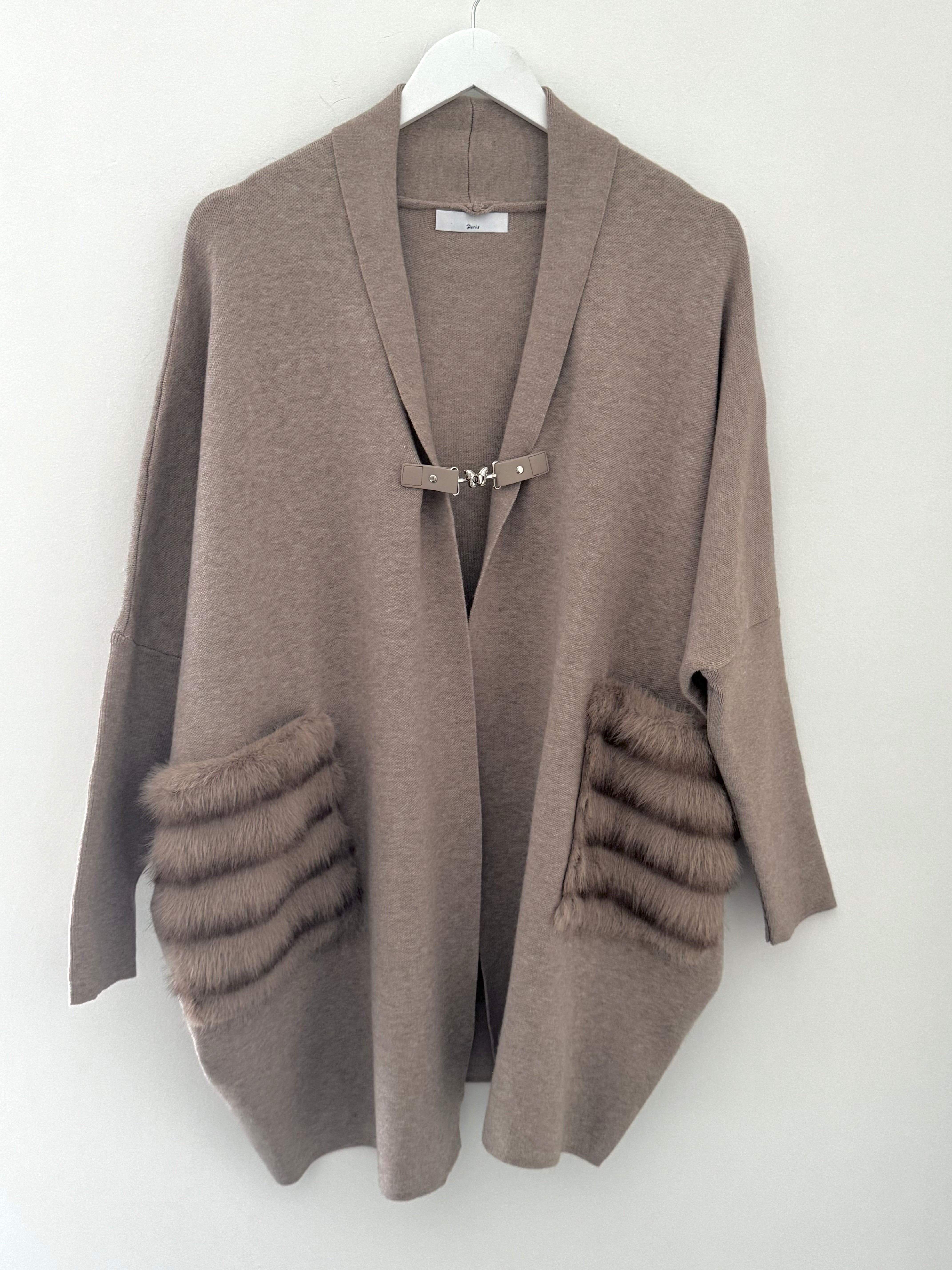 Cocoon Coatigan in Mocha