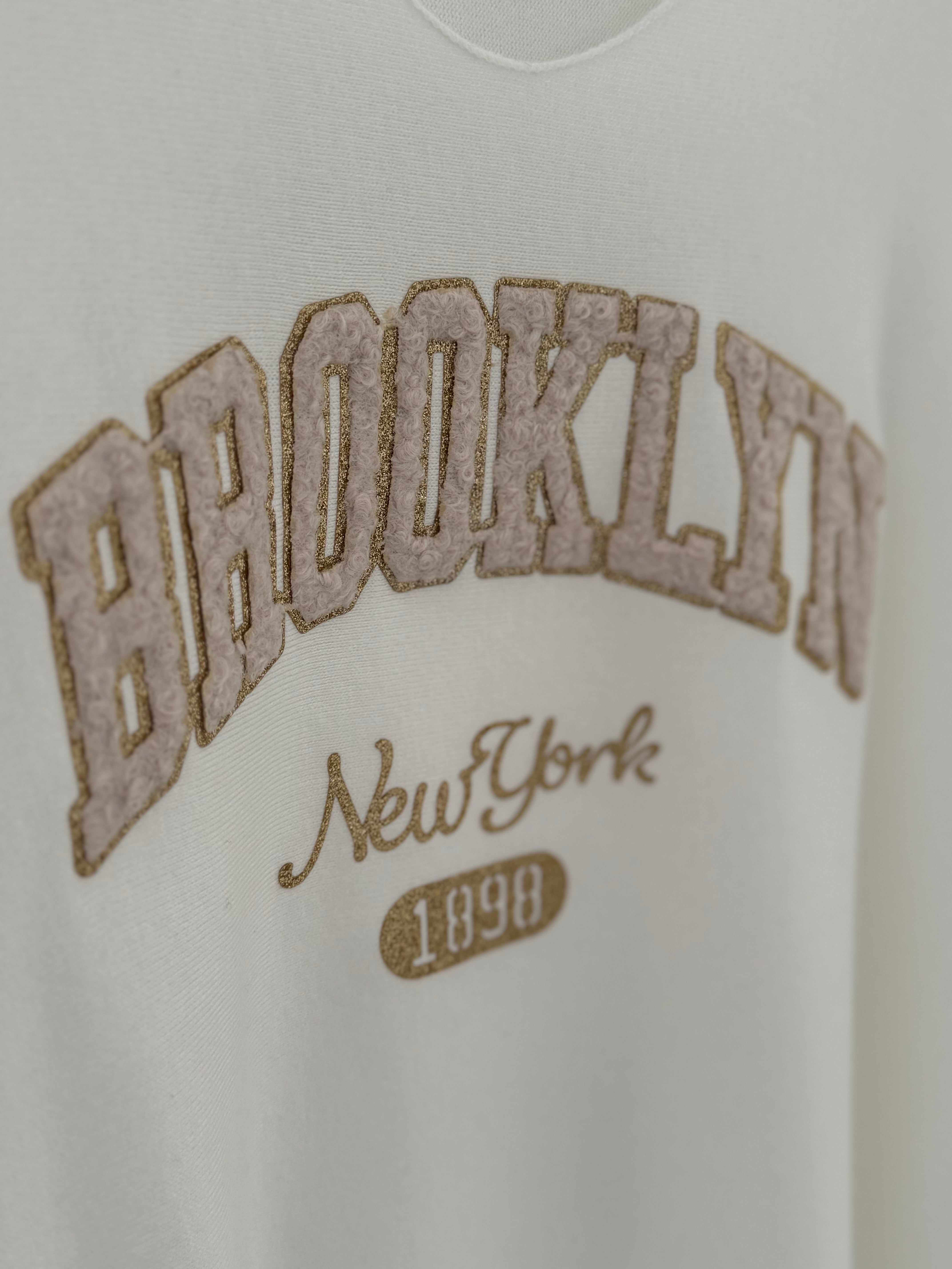 Brooklyn V Neck Jumper in Ivory