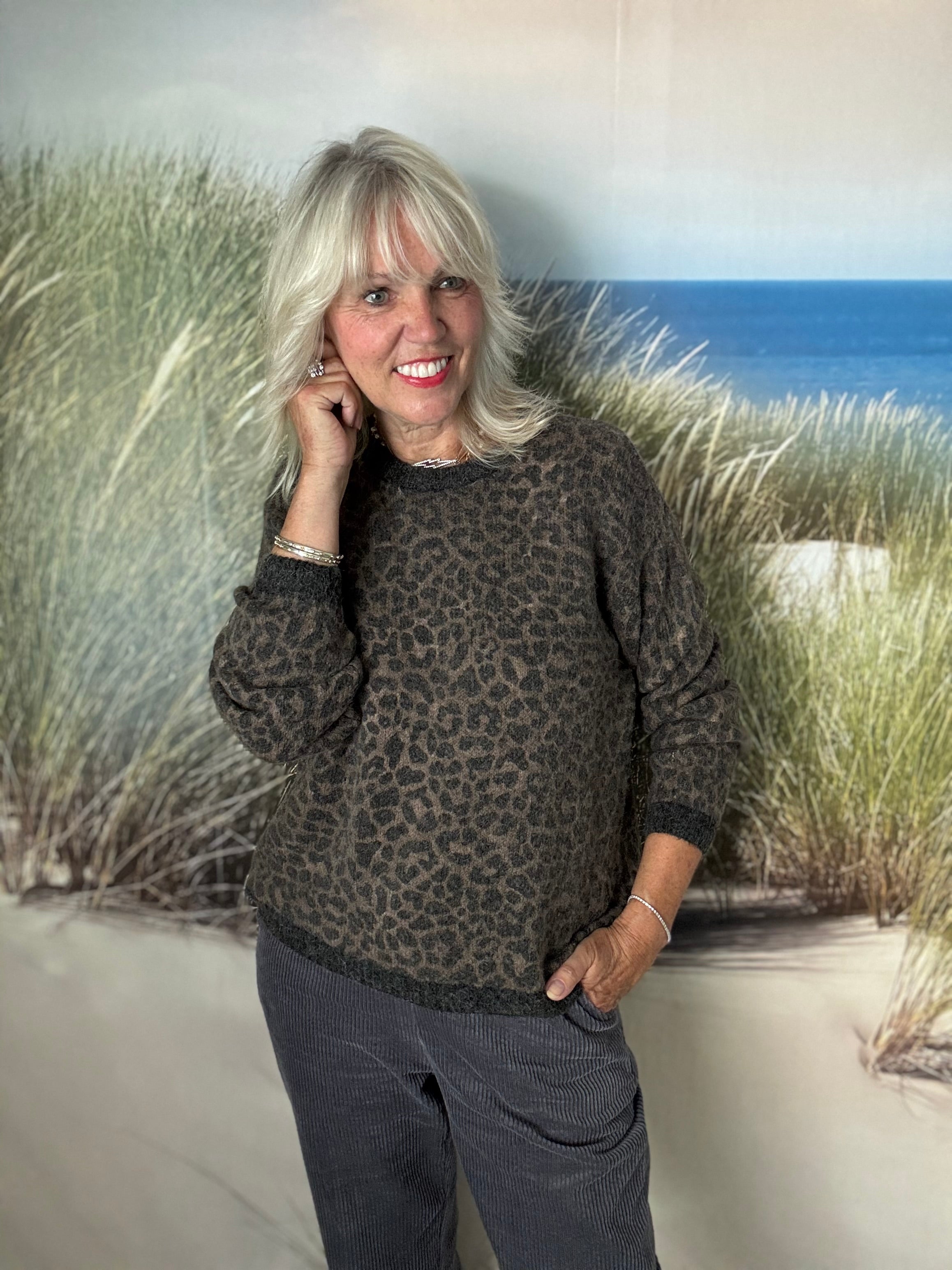 Luxe Leopard Print Jumper