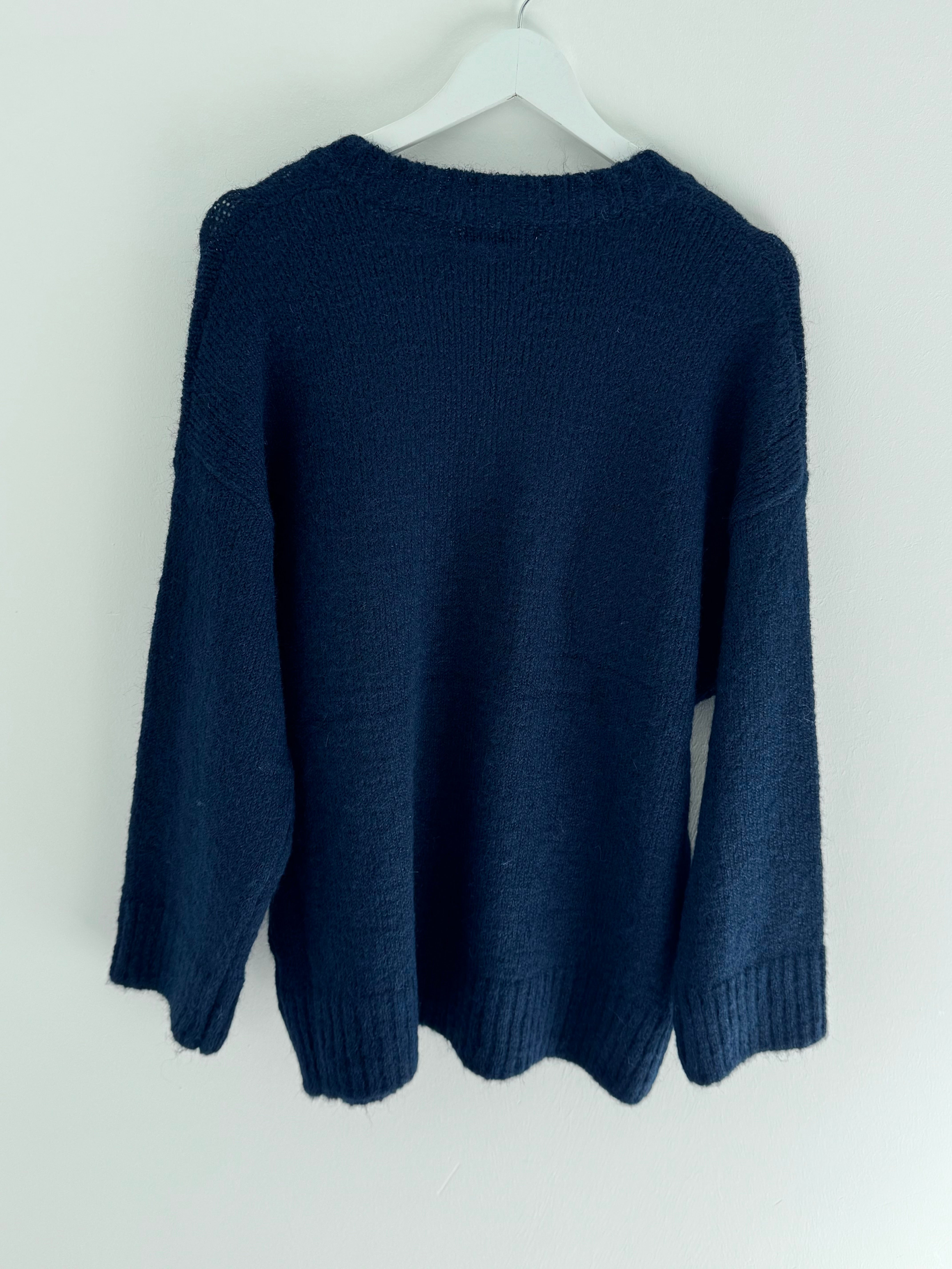 Love Jumper in Deep Blue