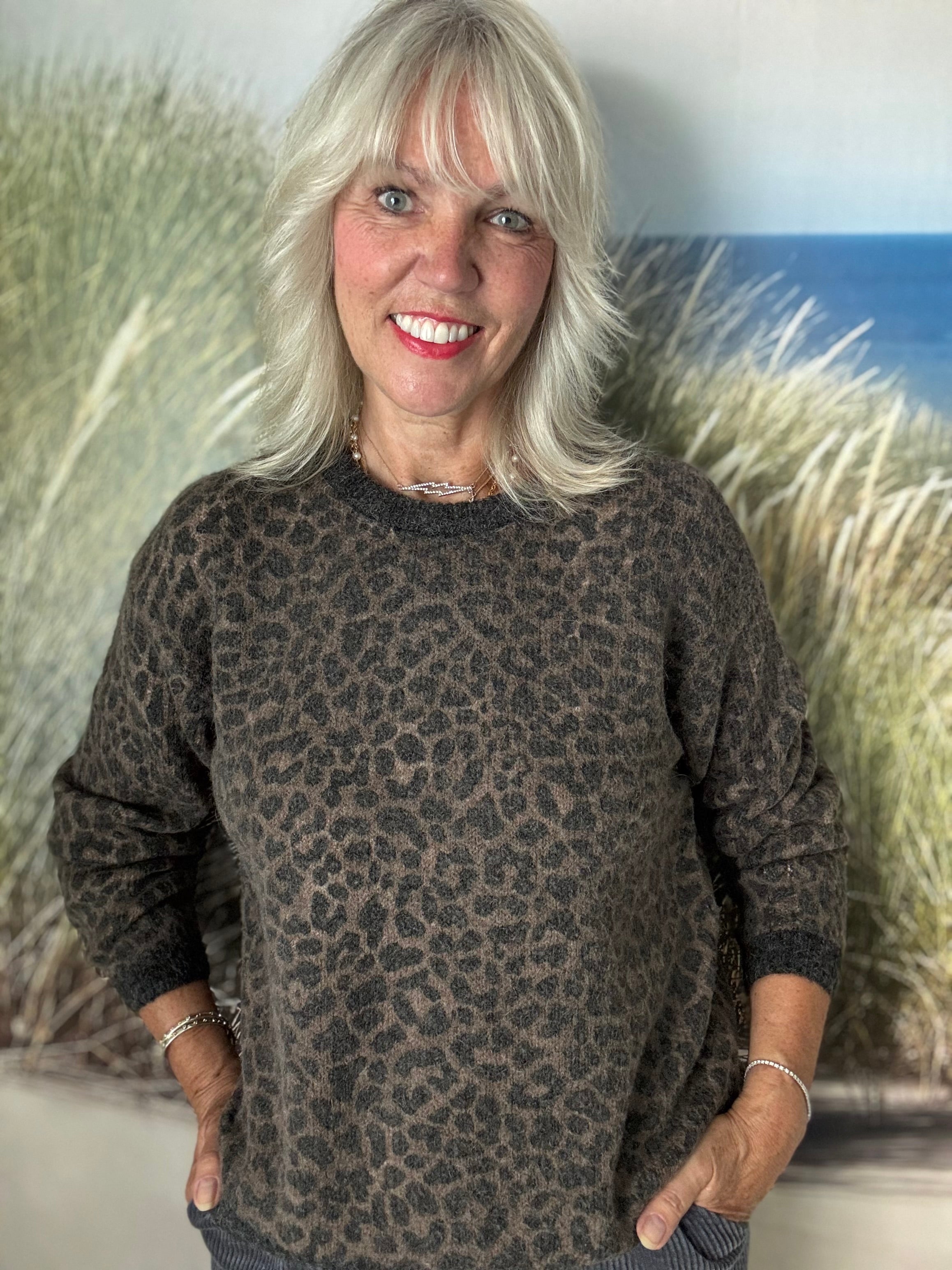 Luxe Leopard Print Jumper
