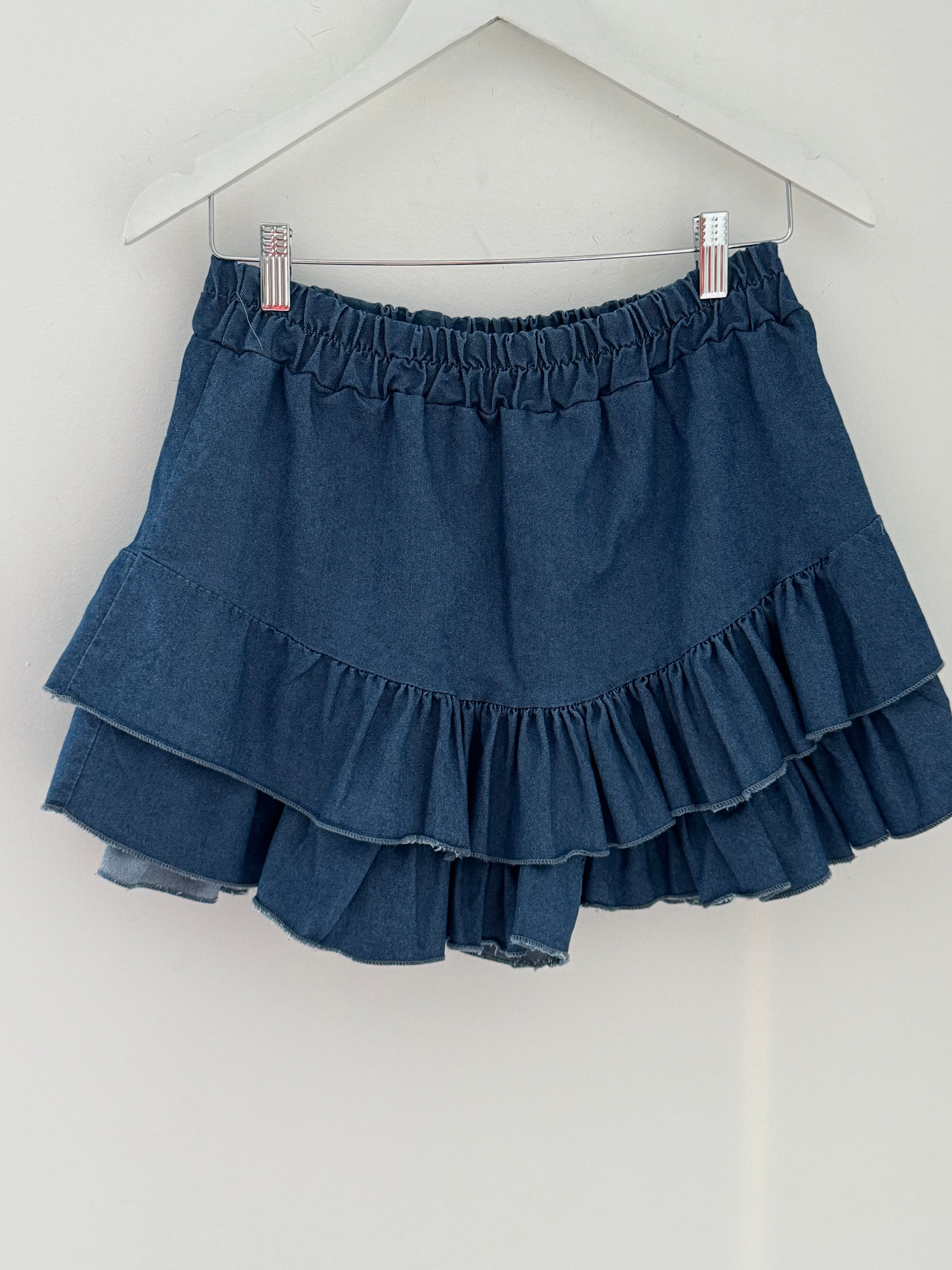 Relaxed Denim Shirt & Matching Rara