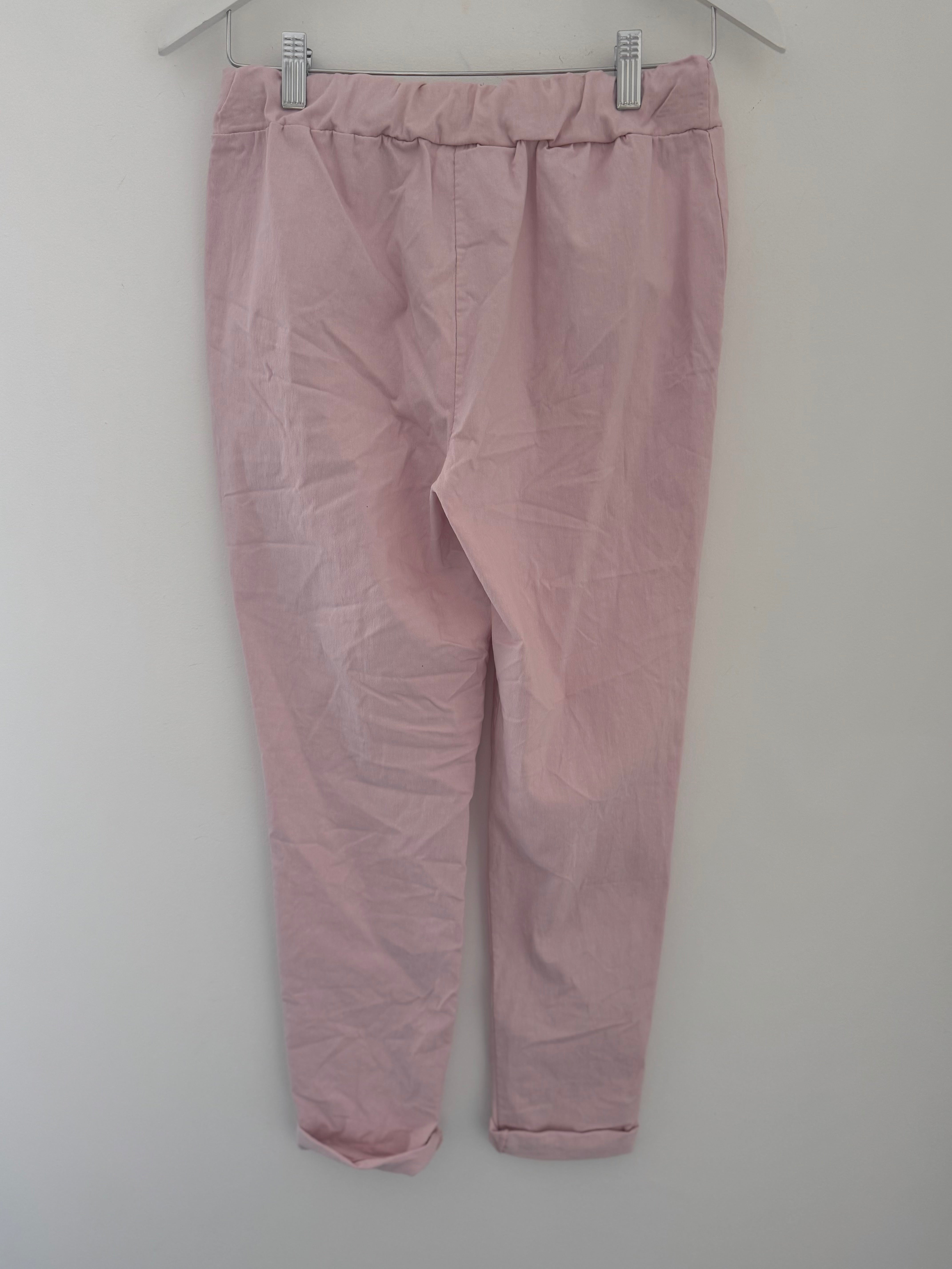 Super Stretch Joggers in Soft Pink