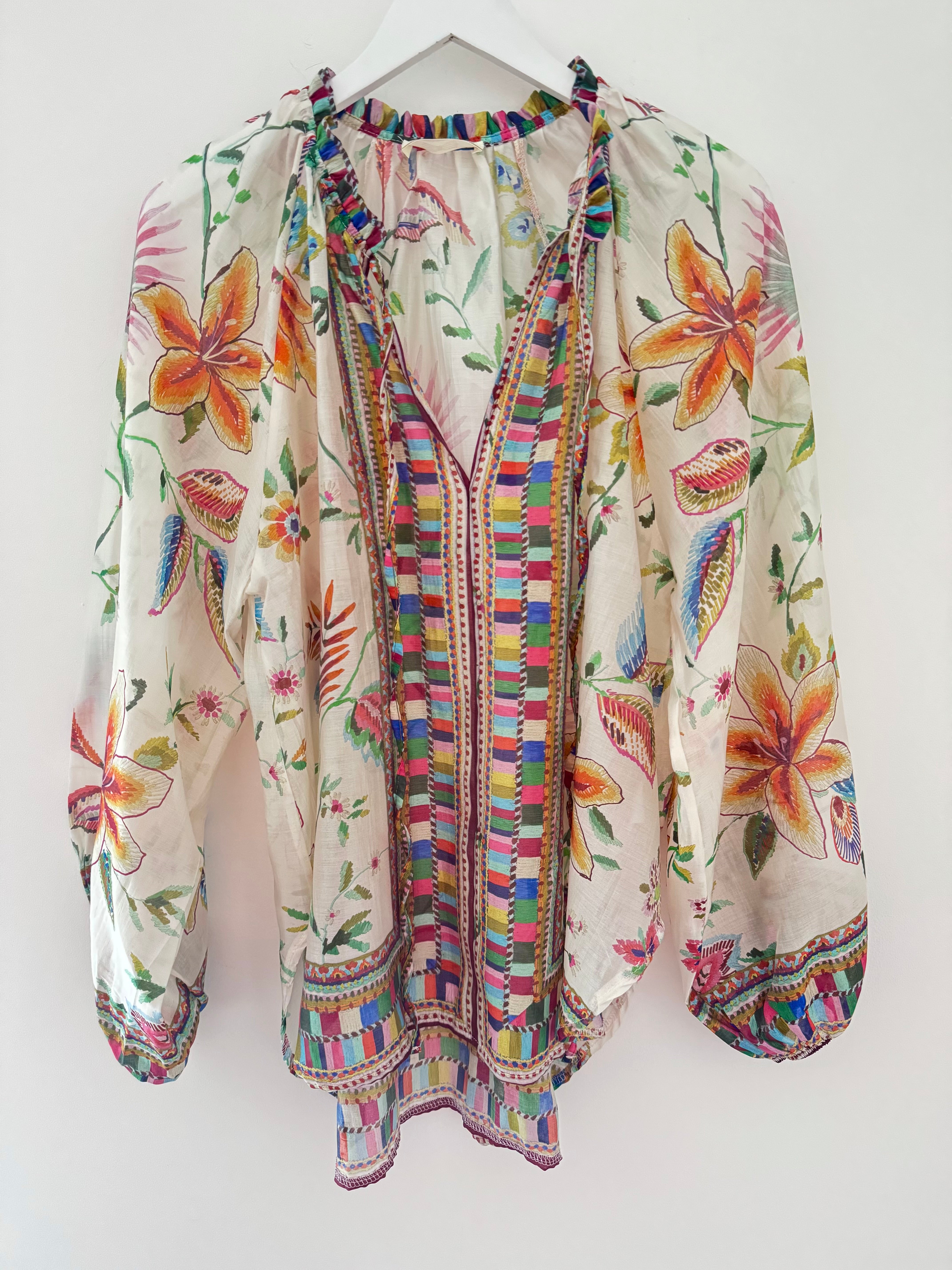Designer Silky Boho Blouse