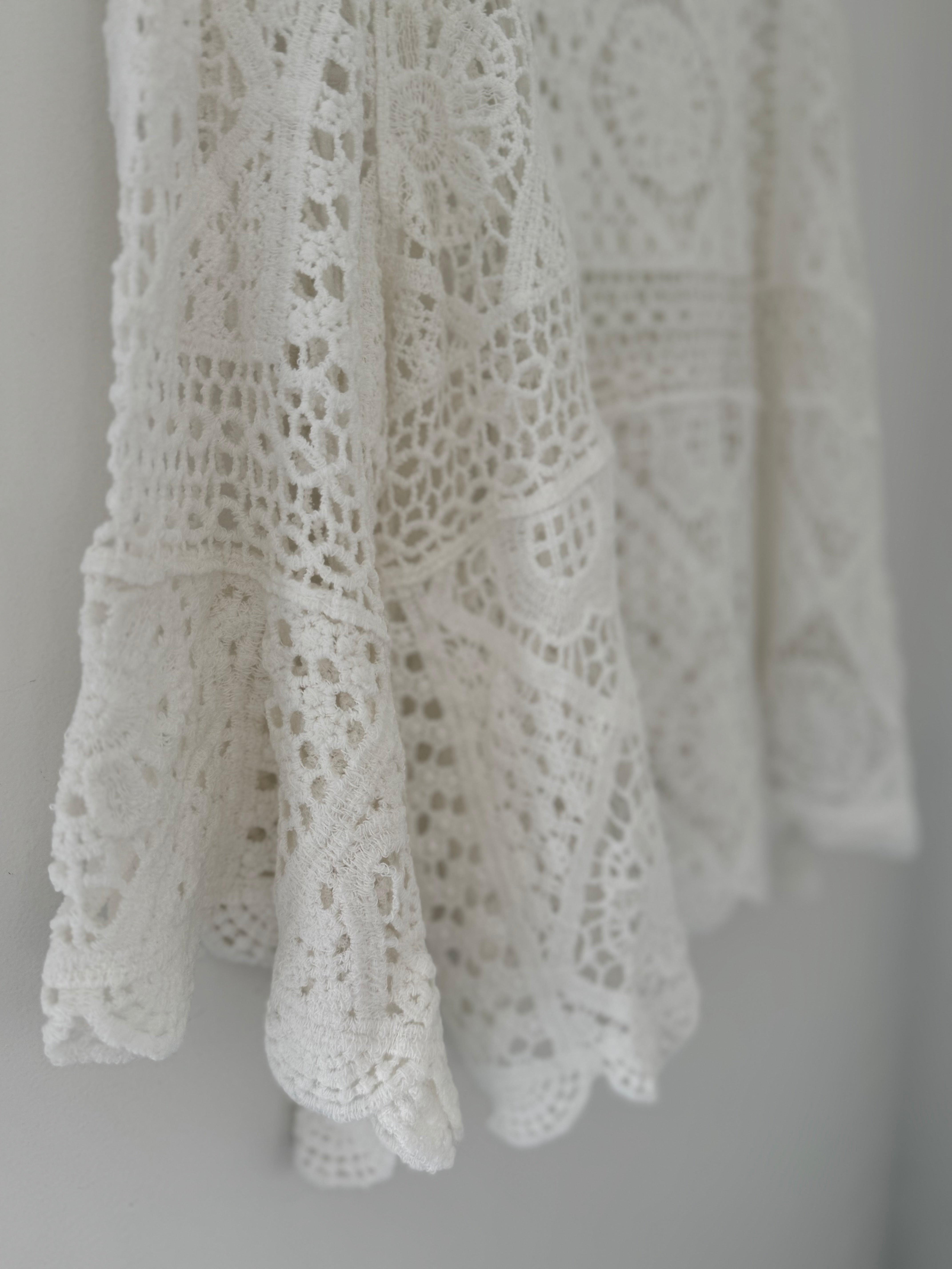 Crochet Knit in Ivory