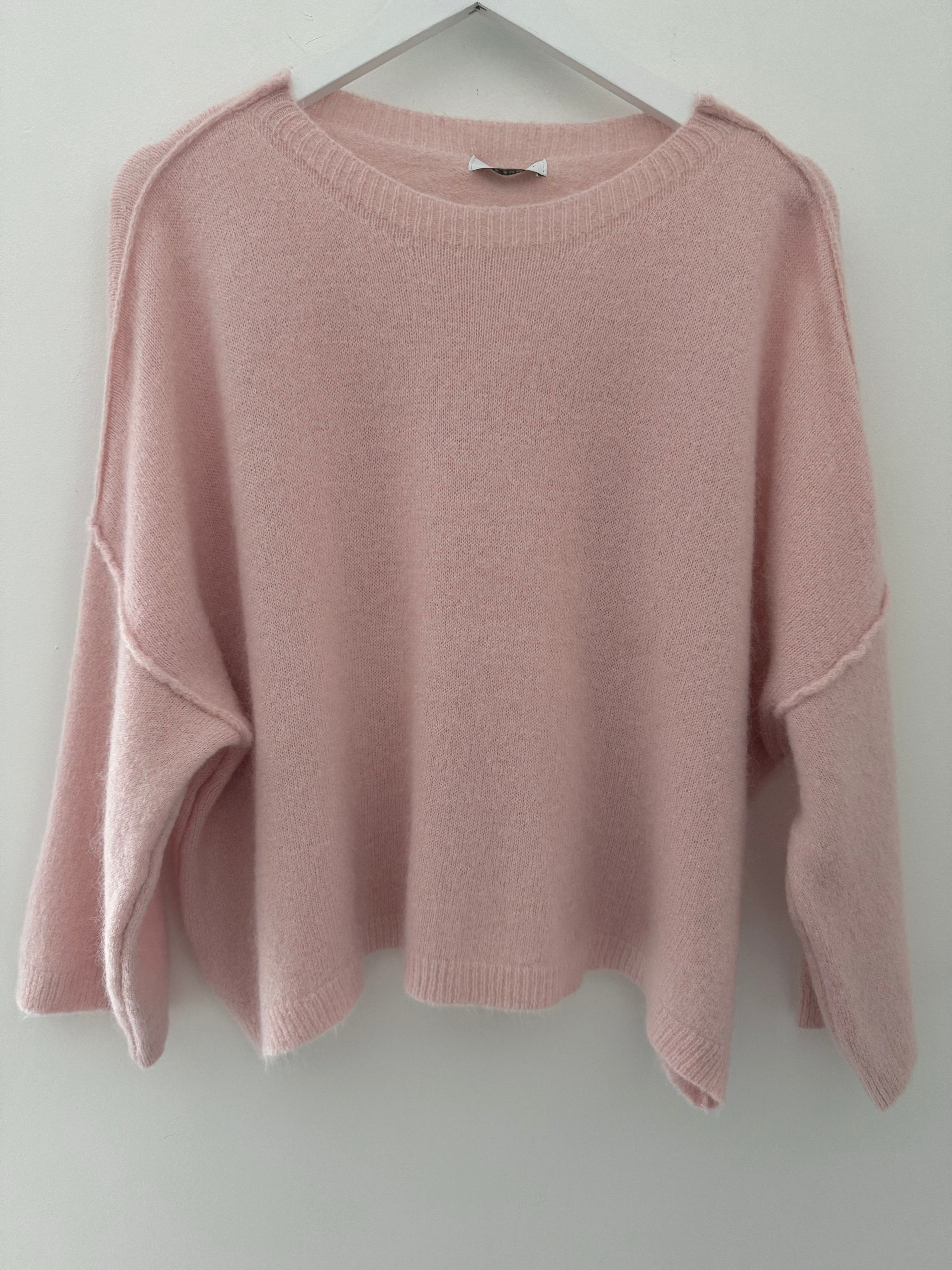 Alpaca Jumper in Soft Pink