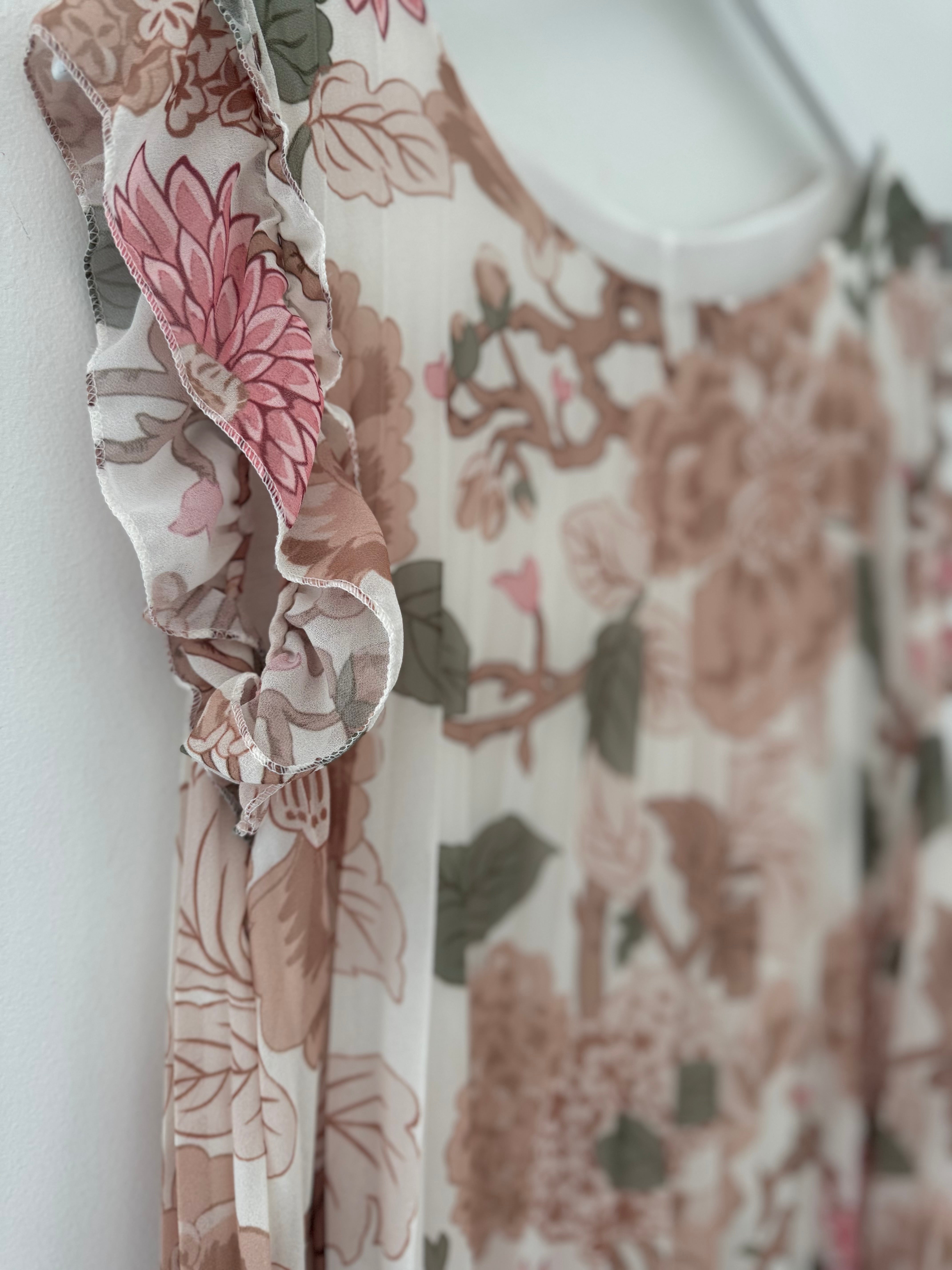 Easy Dress in Soft Pink & Mocha
