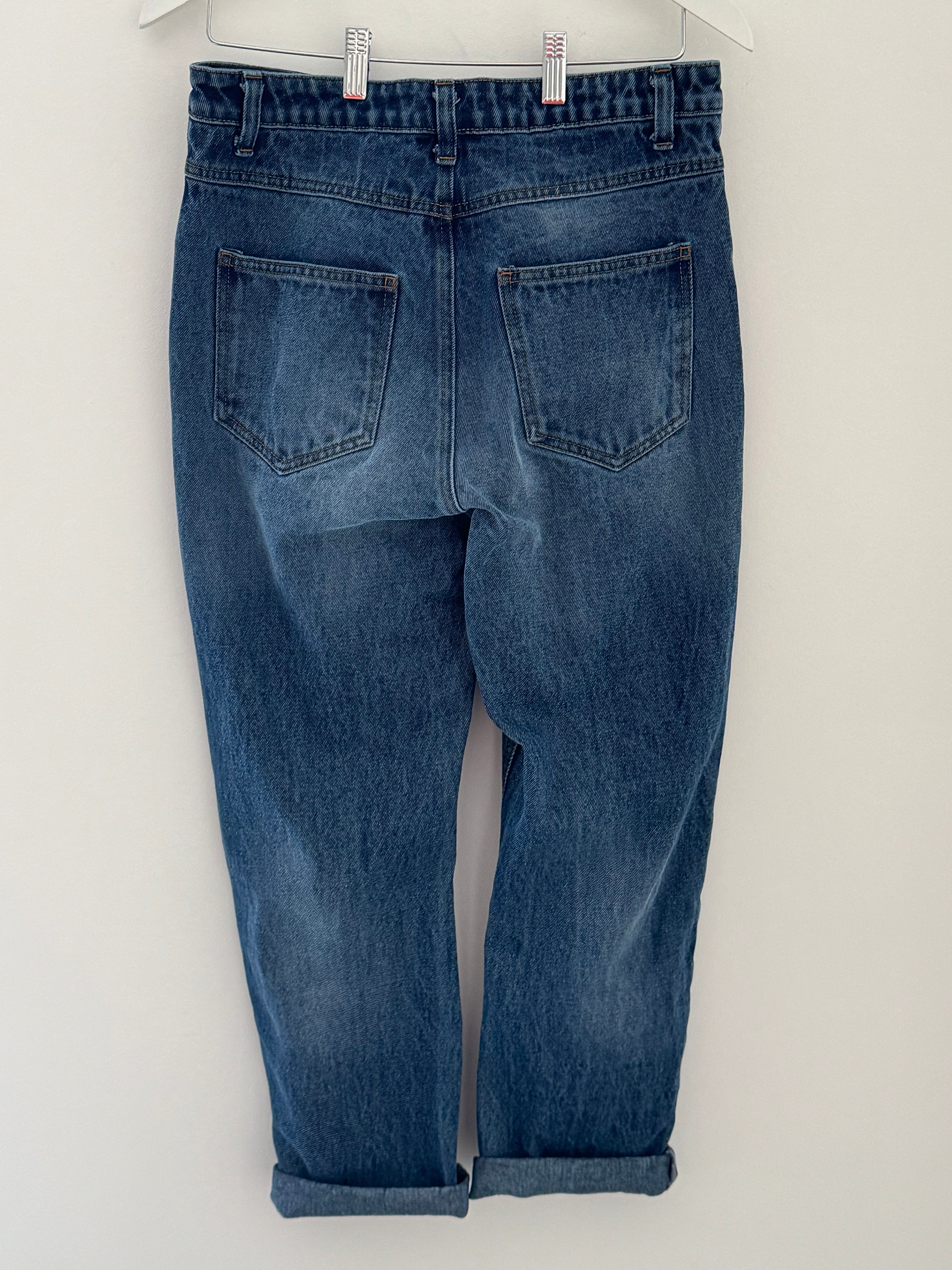 Slim Boyfriend Jeans in Mid Denim
