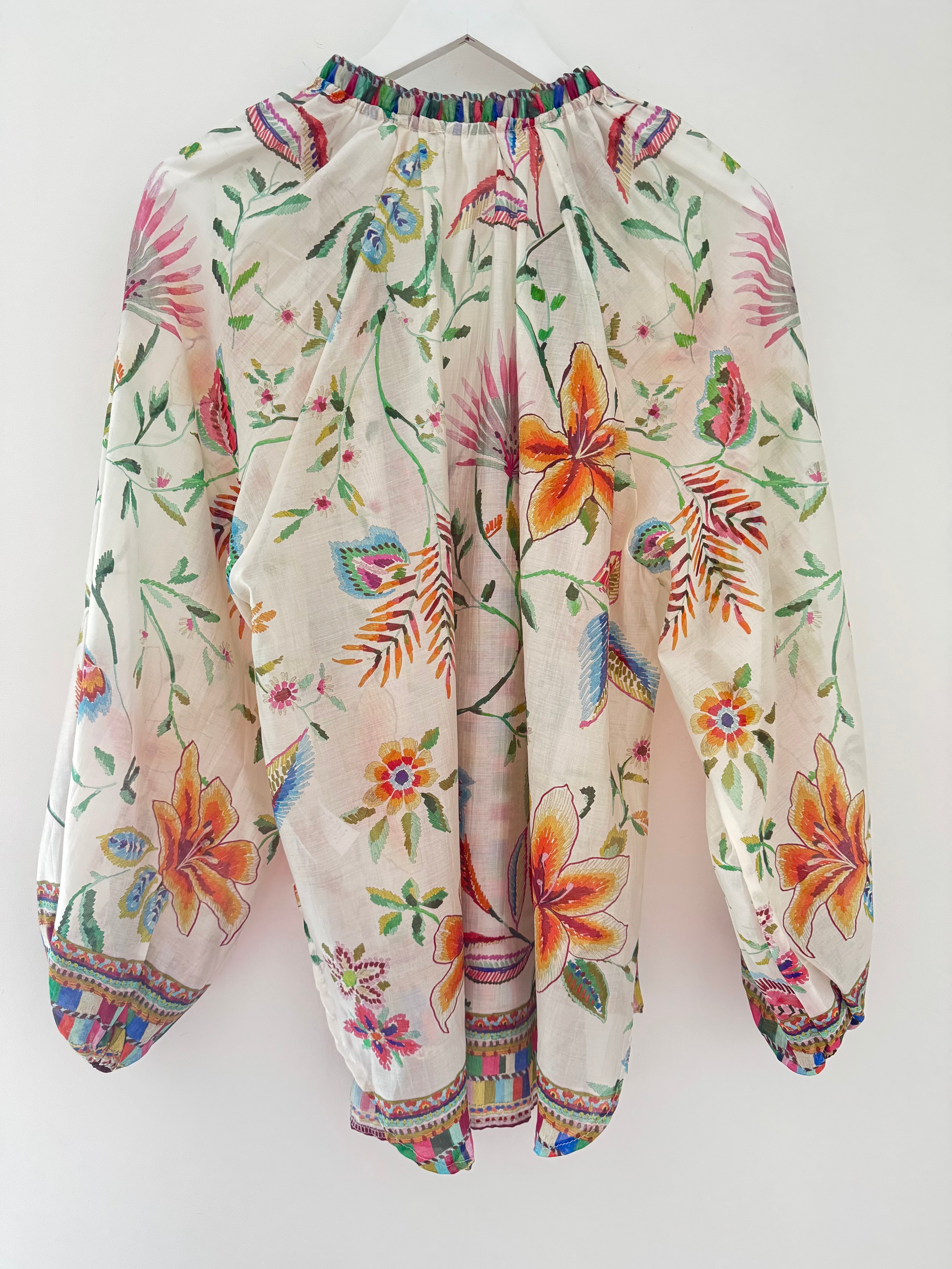 Designer Silky Boho Blouse