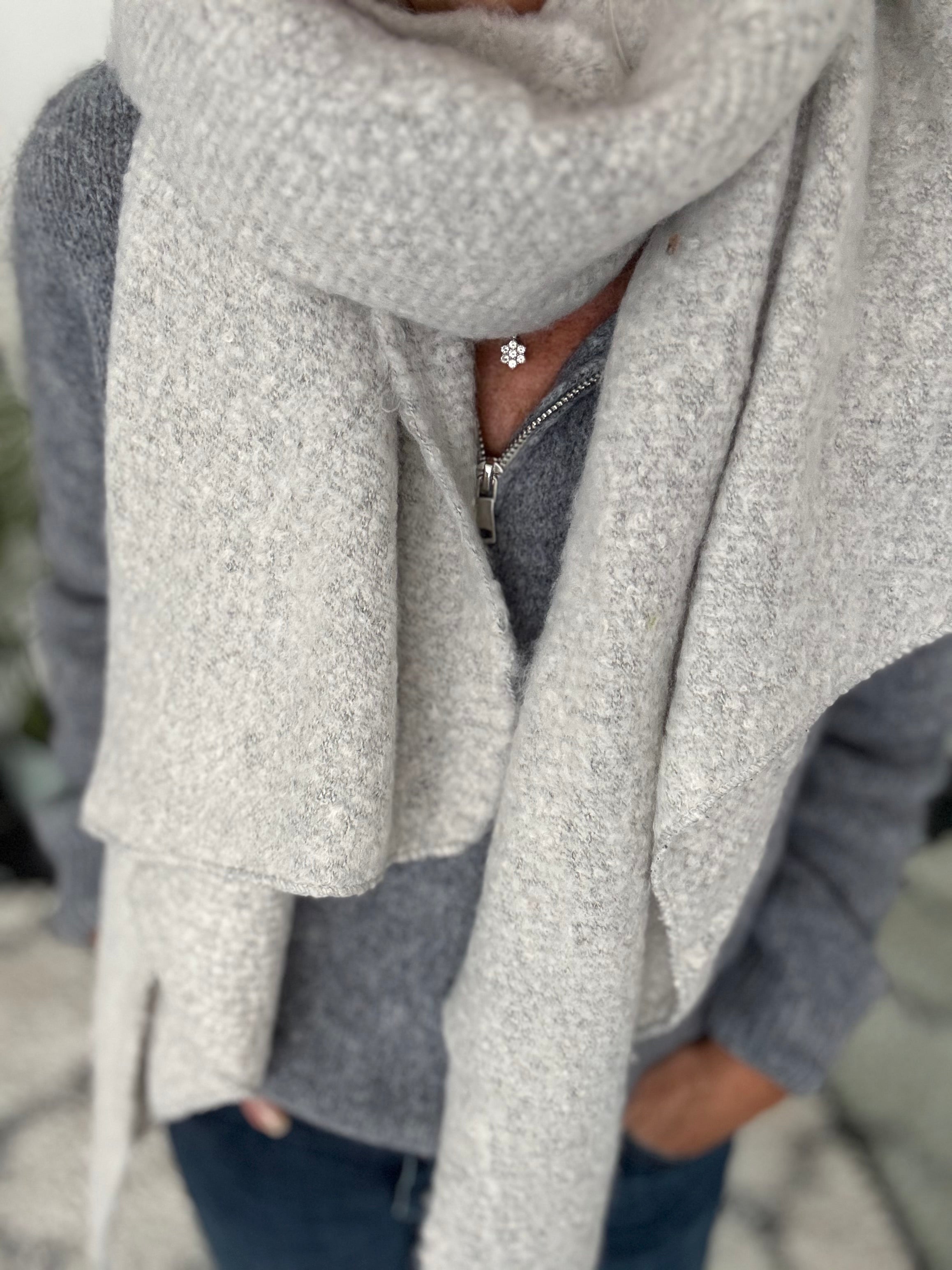Super Soft and Warm Scarf in Grey