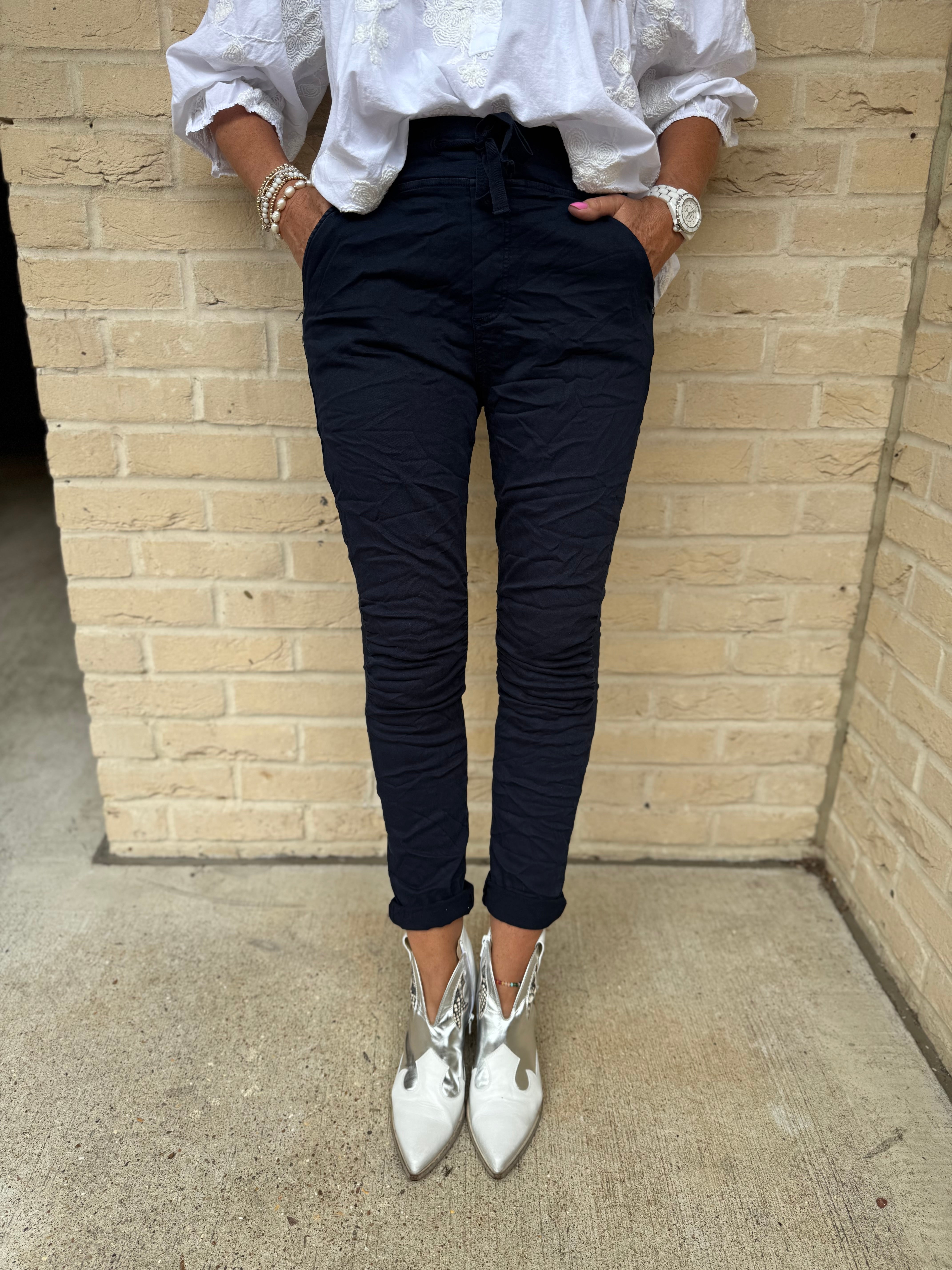 Jean Joggers in Ink