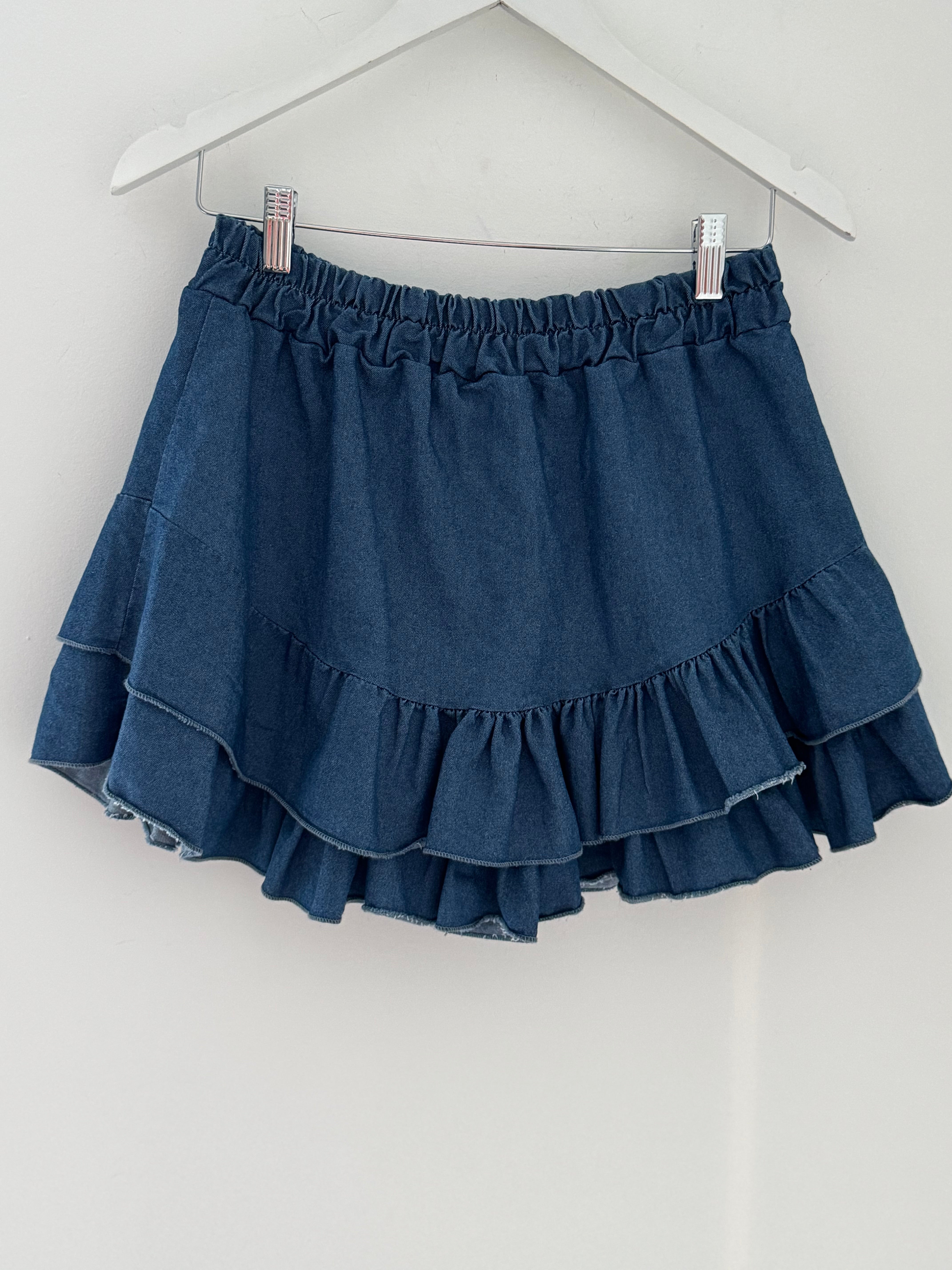 Relaxed Denim Shirt & Matching Rara