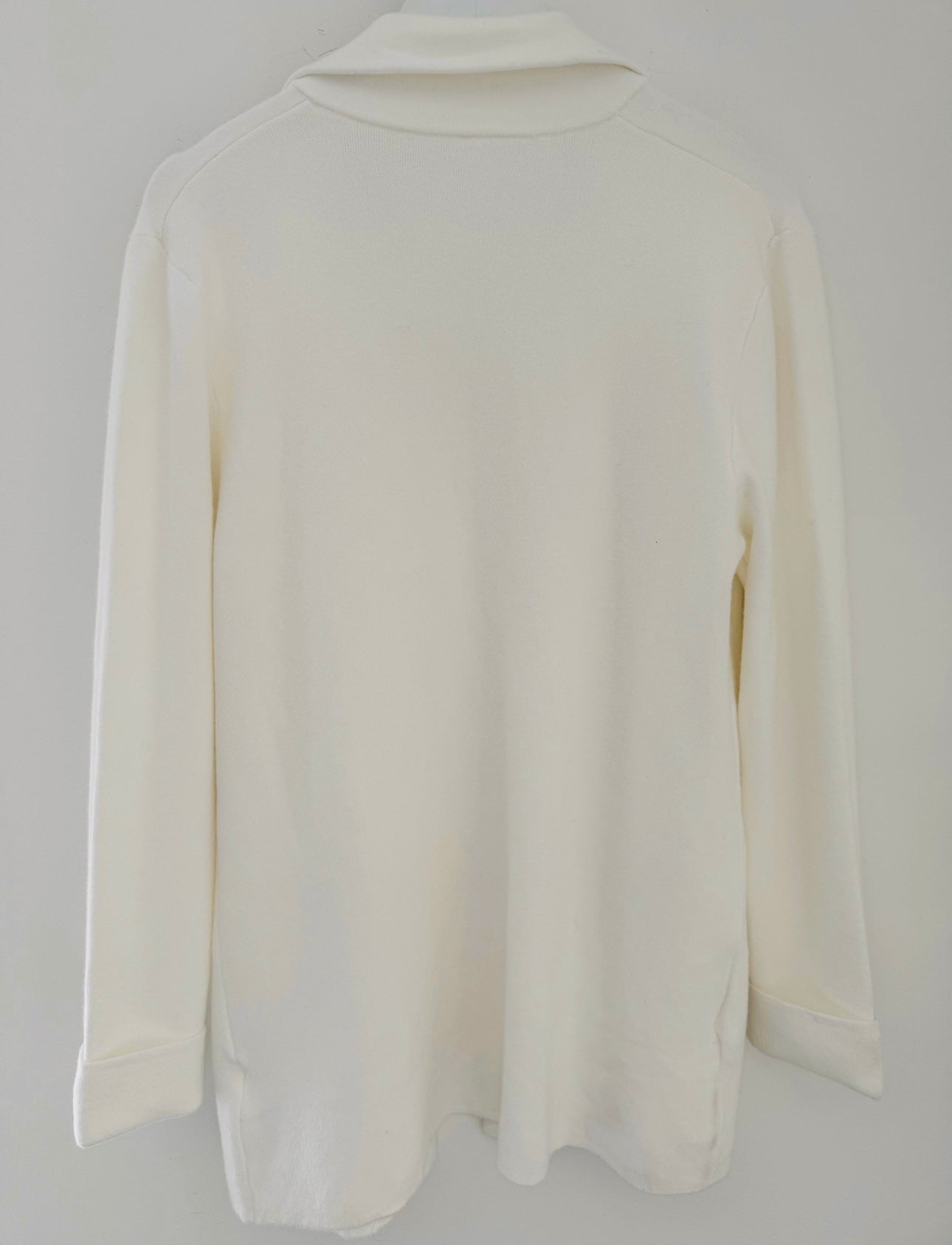 Knitted Cardi Jacket in Ivory