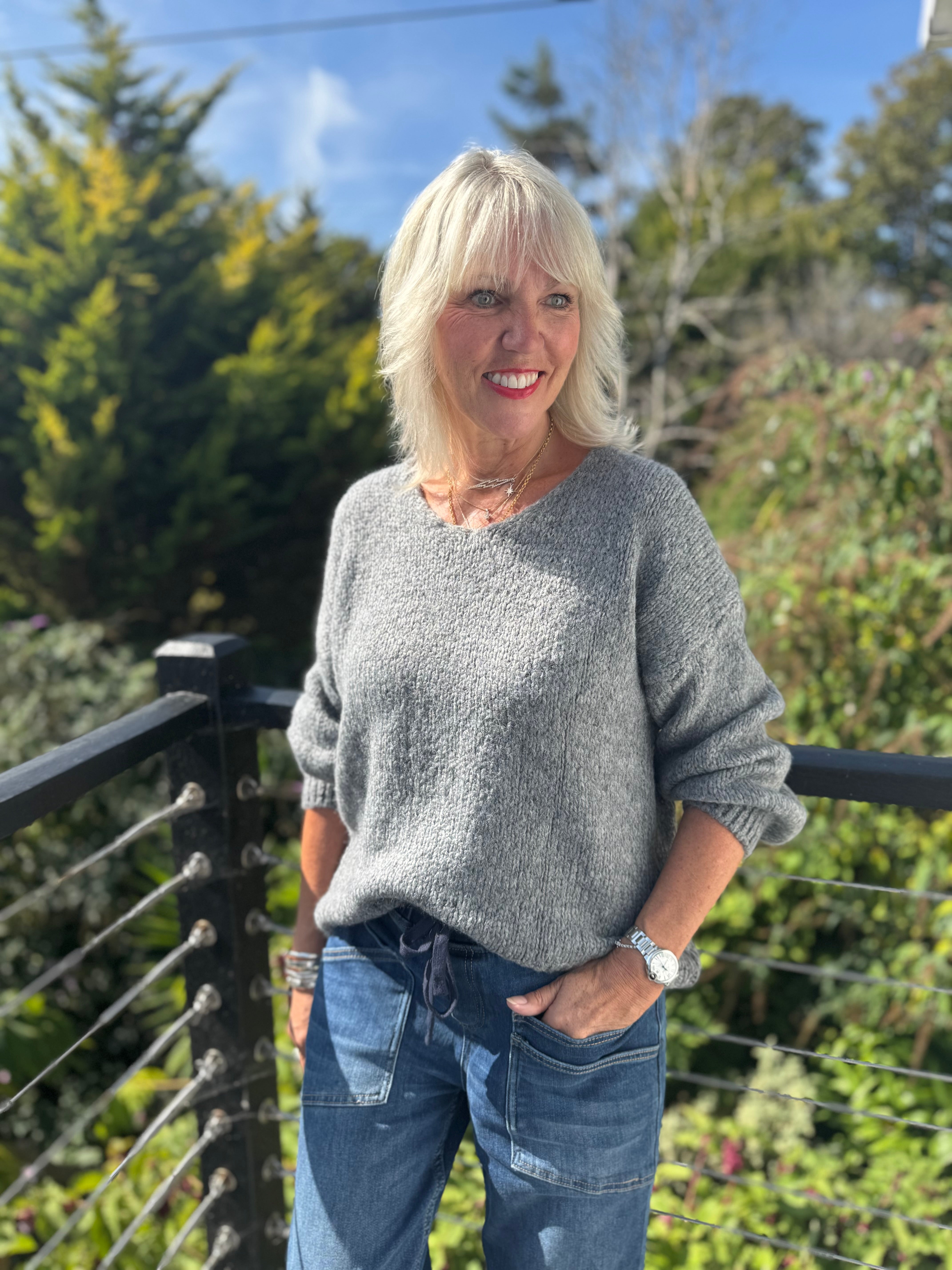 Limoncello Jumper in Grey
