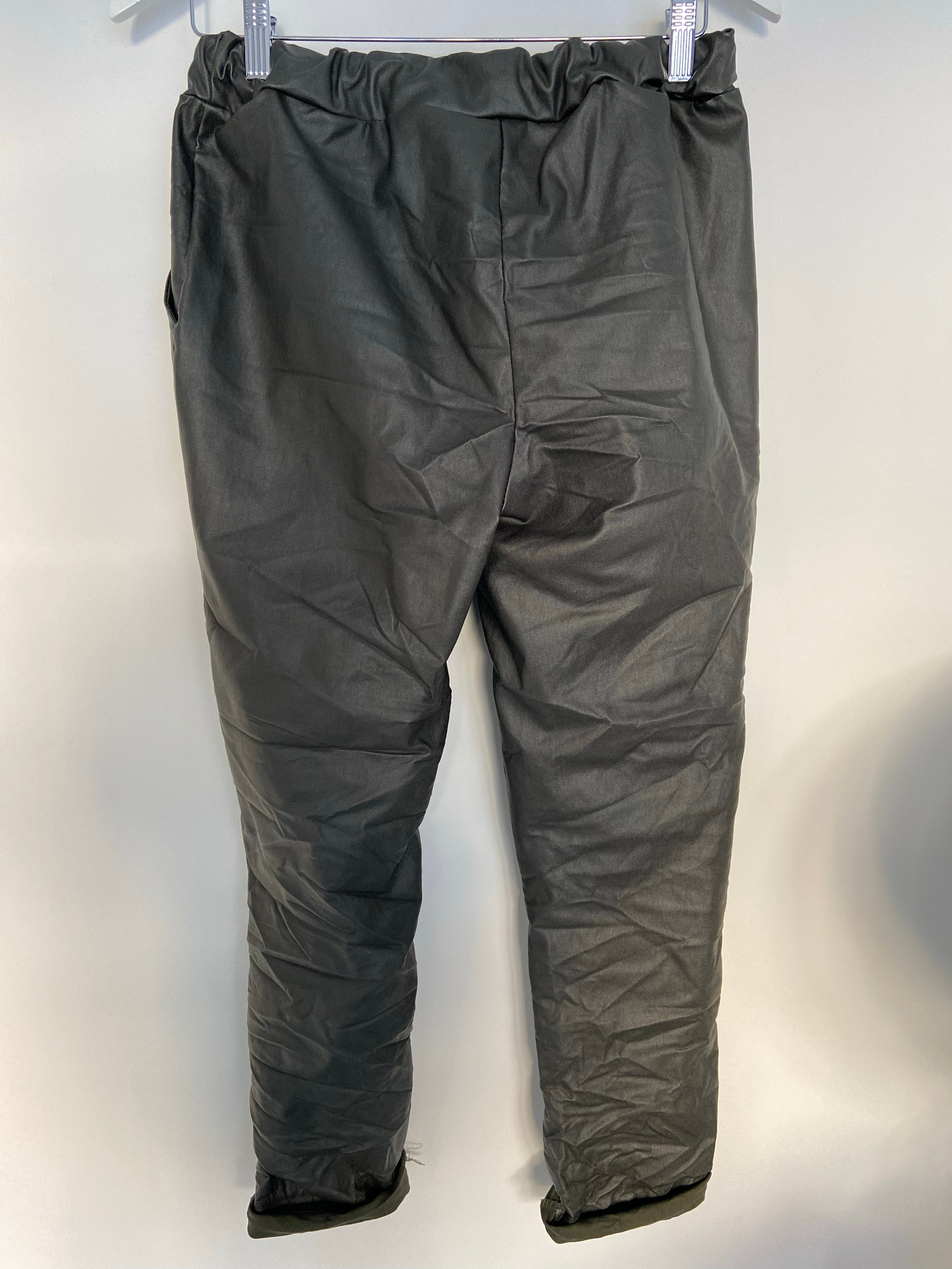 Super Stretch Joggers in Waxed Khaki