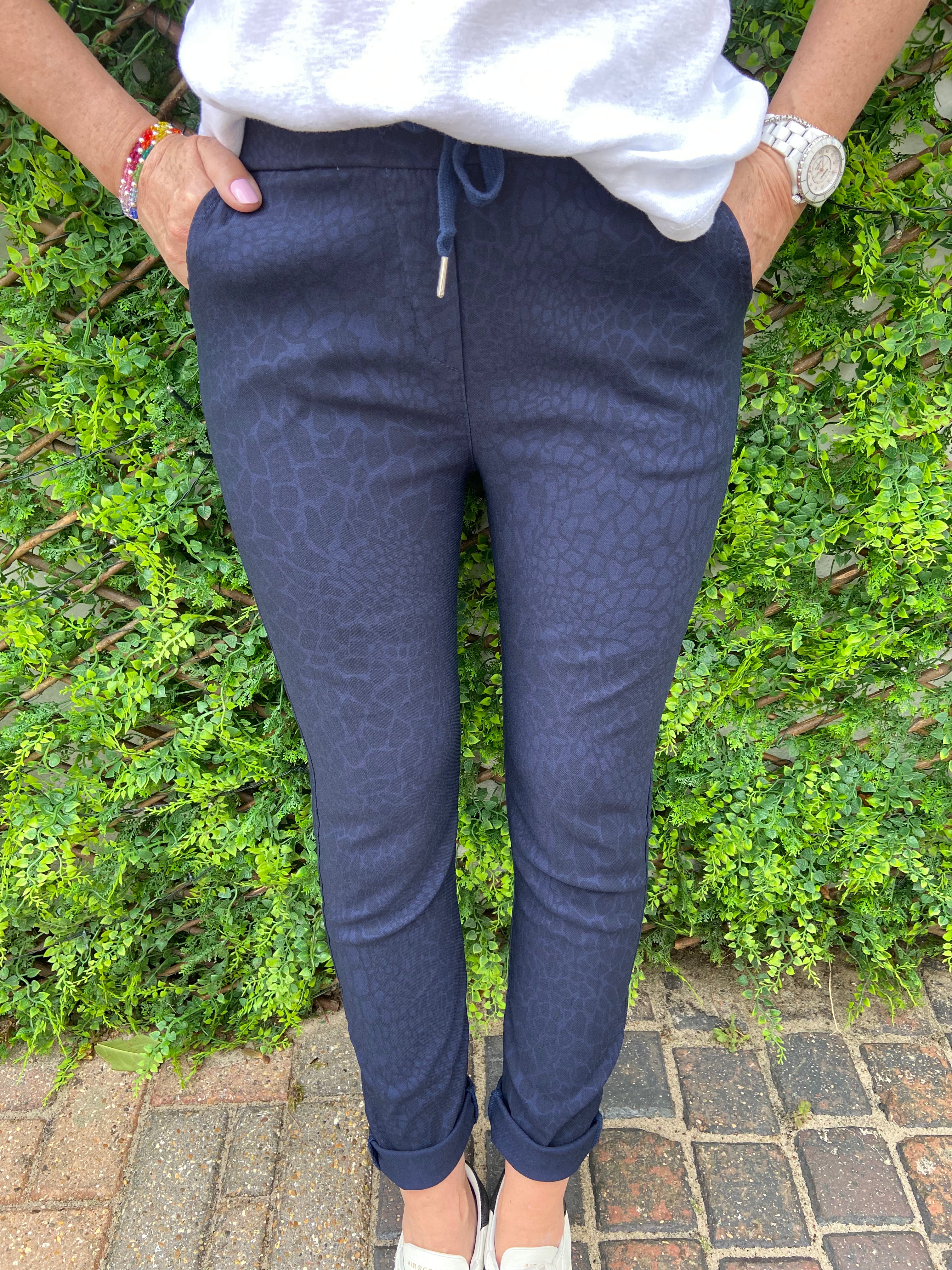 Super Stretch Joggers in Ink Pebble