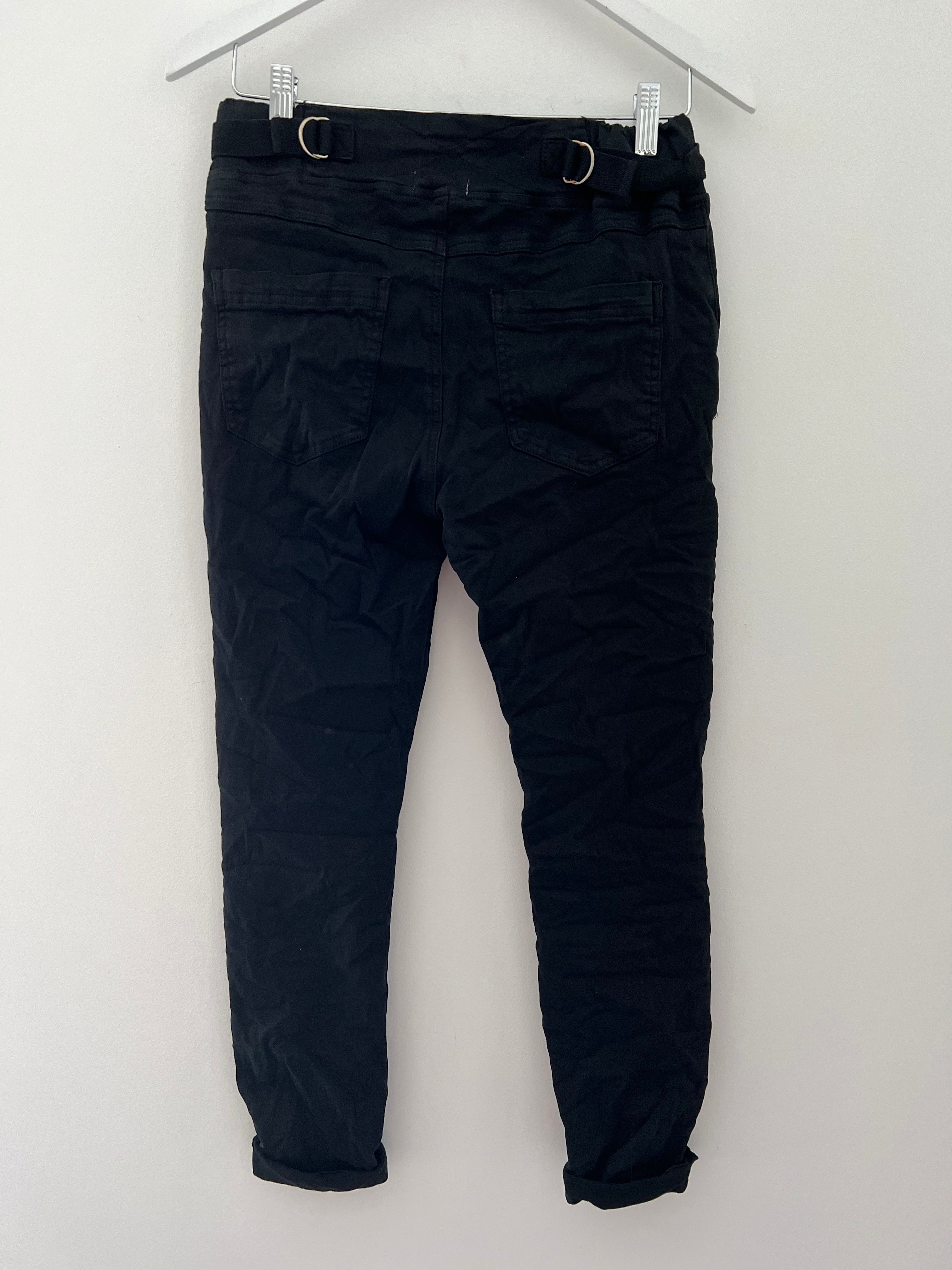 Jean Joggers in Black